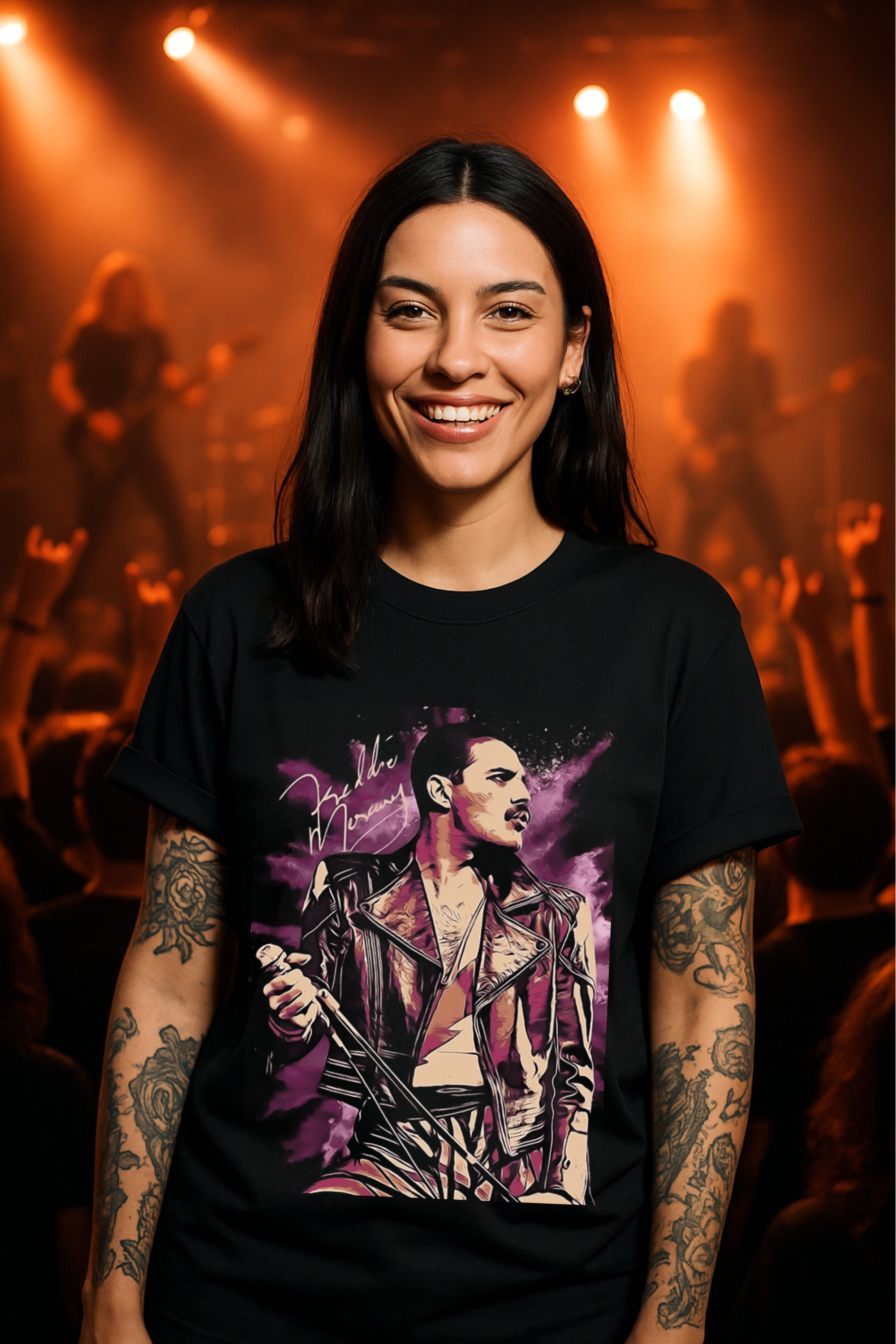 Camiseta Oversized Freddie Mercury 1 EF