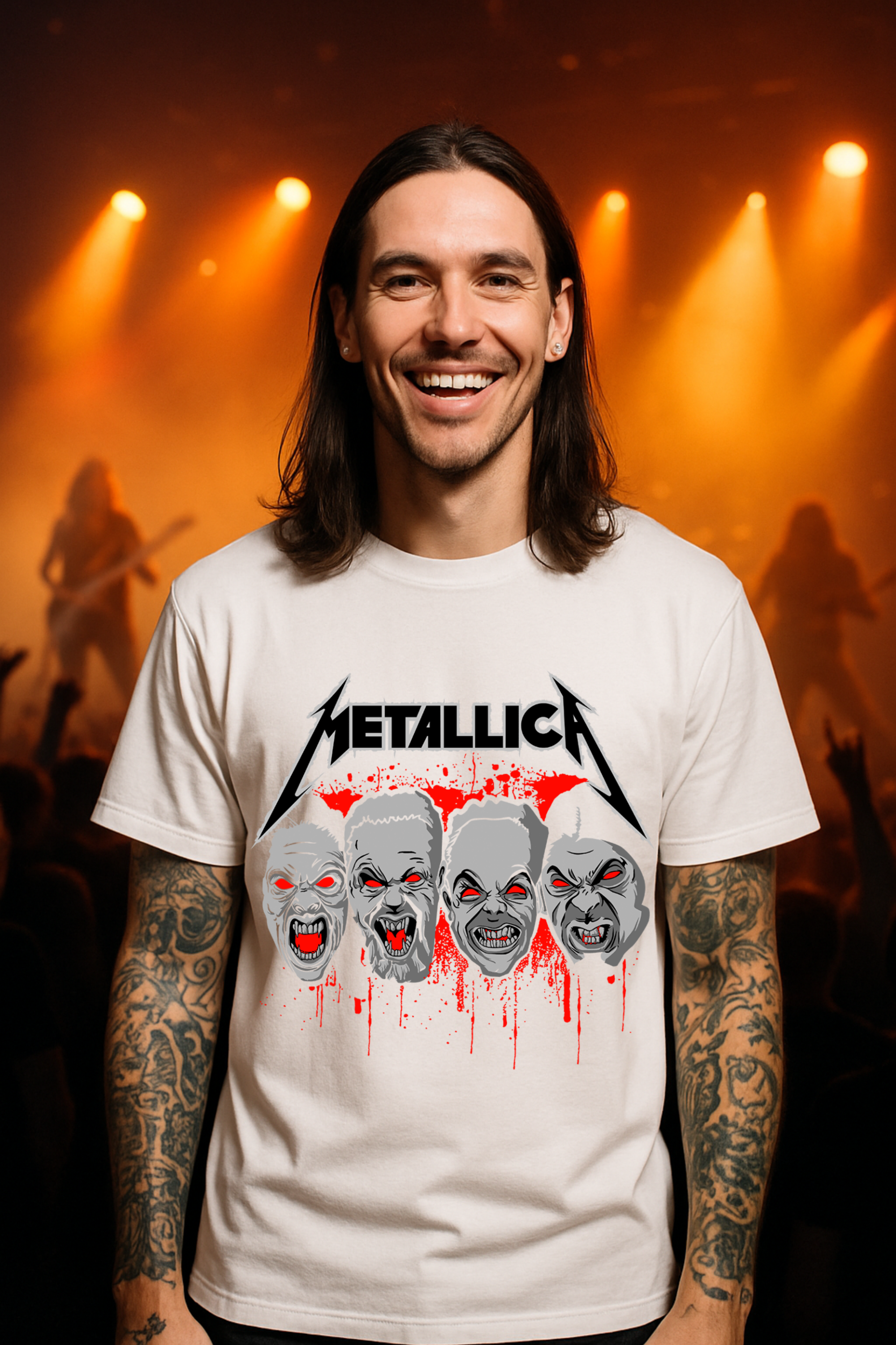 Camiseta Oversized Metallica 5 EF