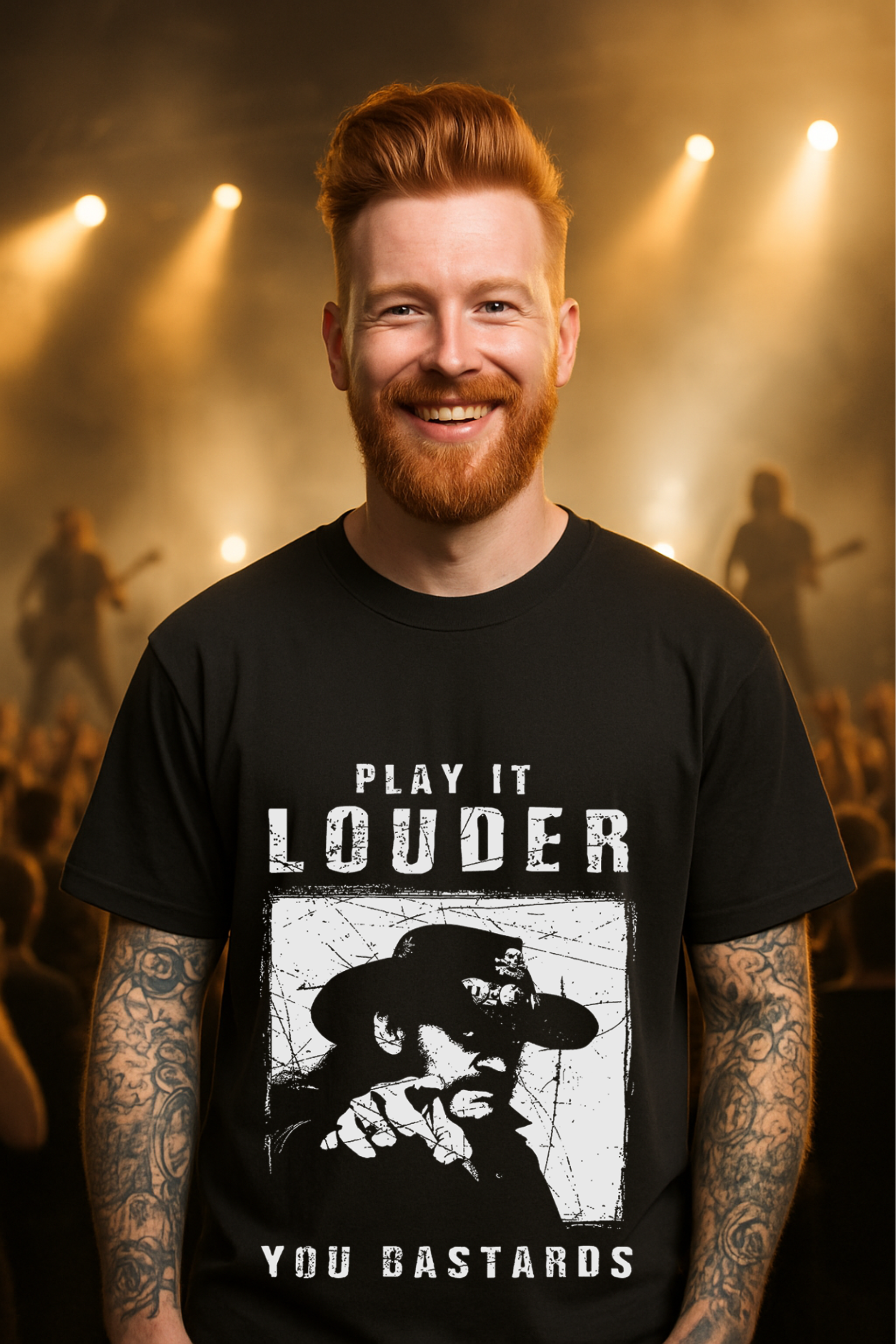 Camiseta Oversized Play it louder you basterds EF