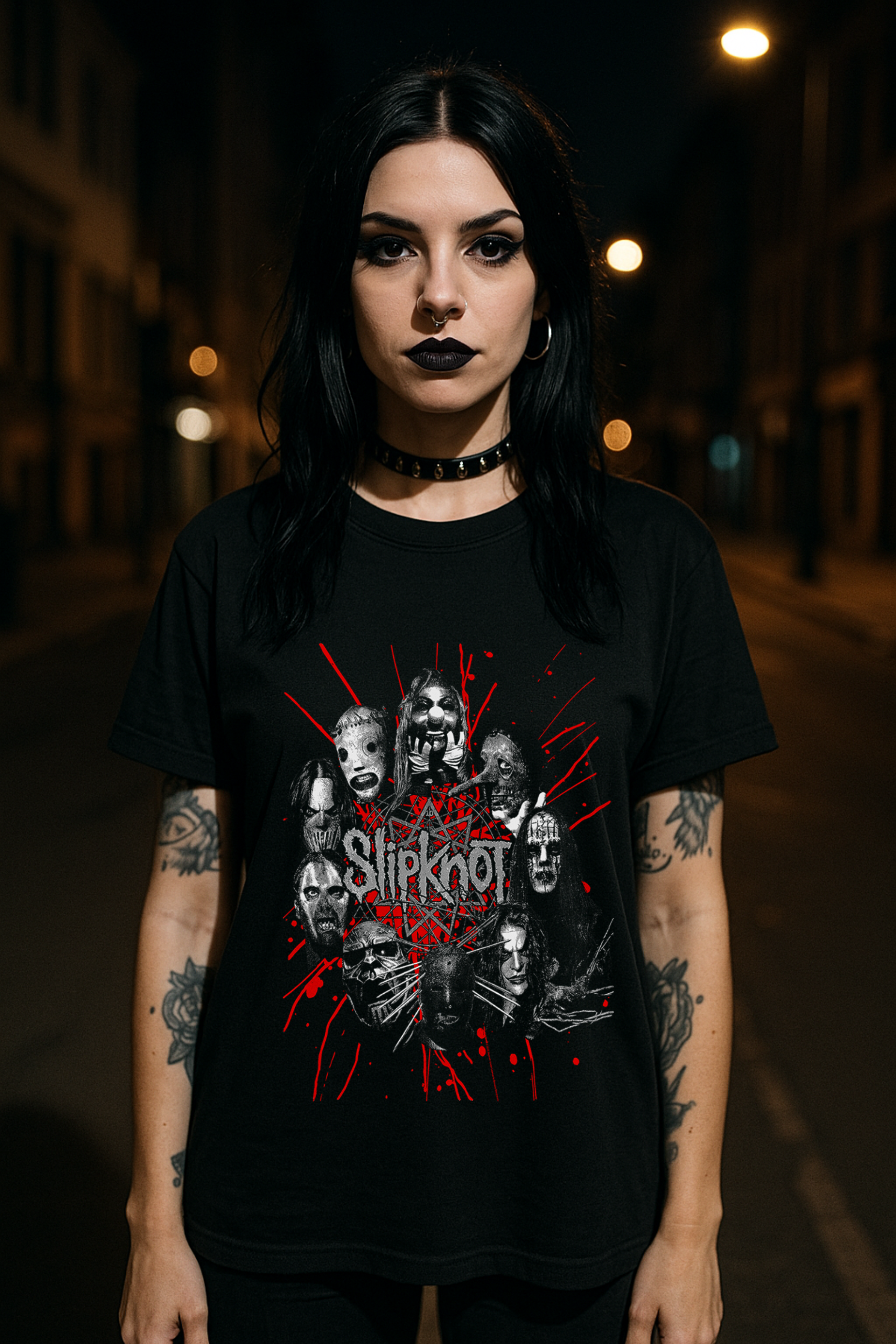 Camiseta Oversized Slipknot 7 EF