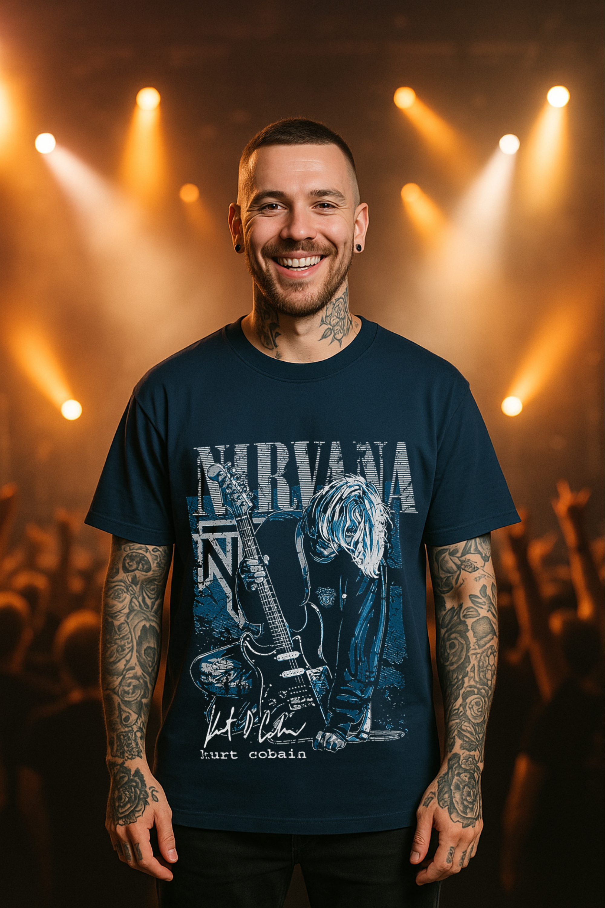 Camiseta Oversized Nirvana 4 EF