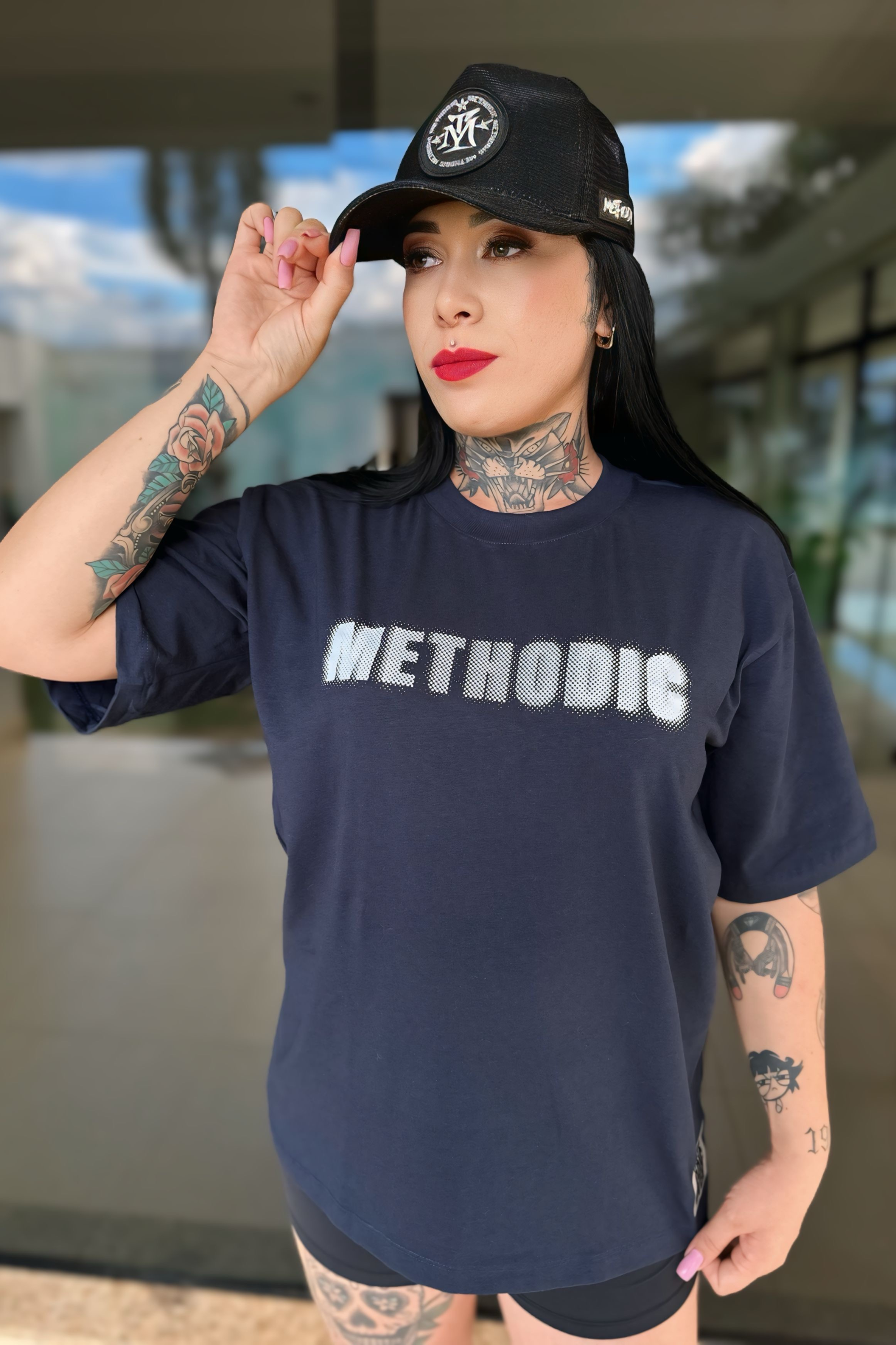 Camiseta Oversized Chaos Batterfly EF MEIO M.O