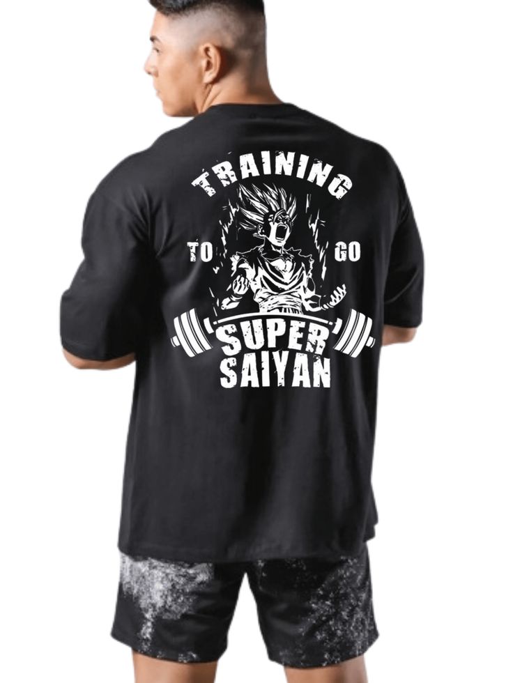Camiseta Oversized Training to go Super Saiyan EC