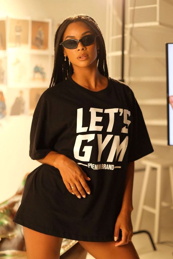 Camiseta Oversized Let's Gym EF
