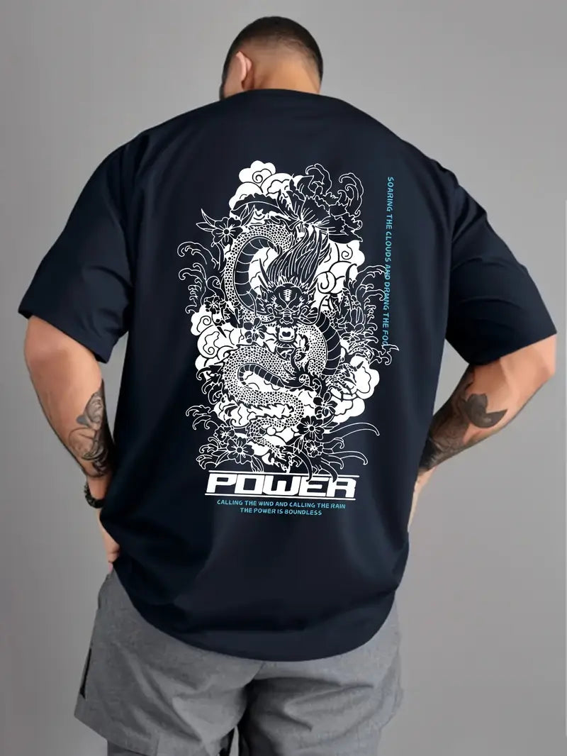 Camiseta Oversized Power of Dragon EFC MEIO