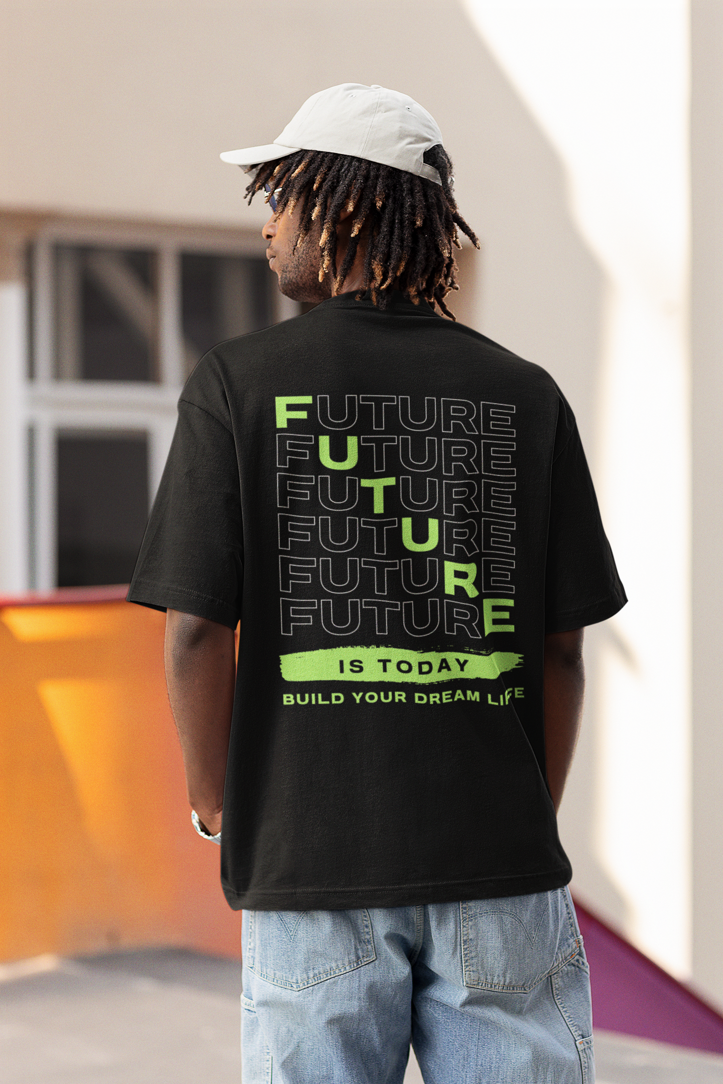 Camiseta Oversized Future is Today EFC MEIO