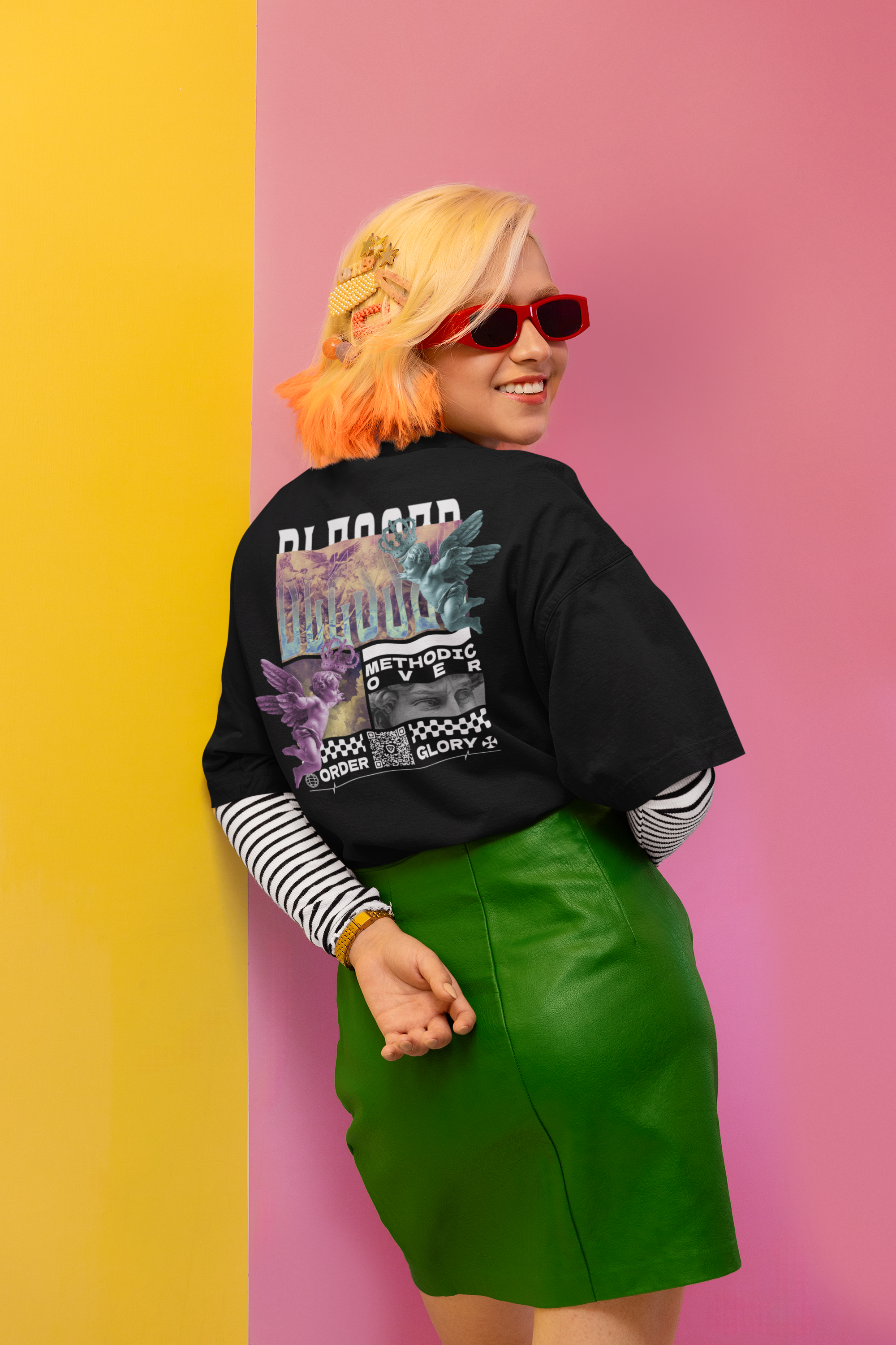 Camiseta Oversized Angel Blessed EFC M.O