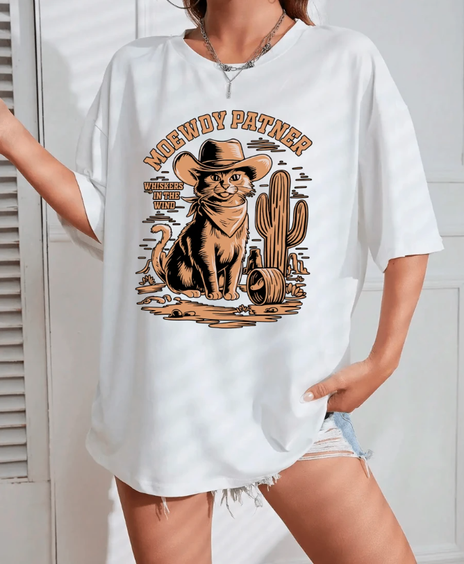 Camiseta Oversized Moewdy Patner EF