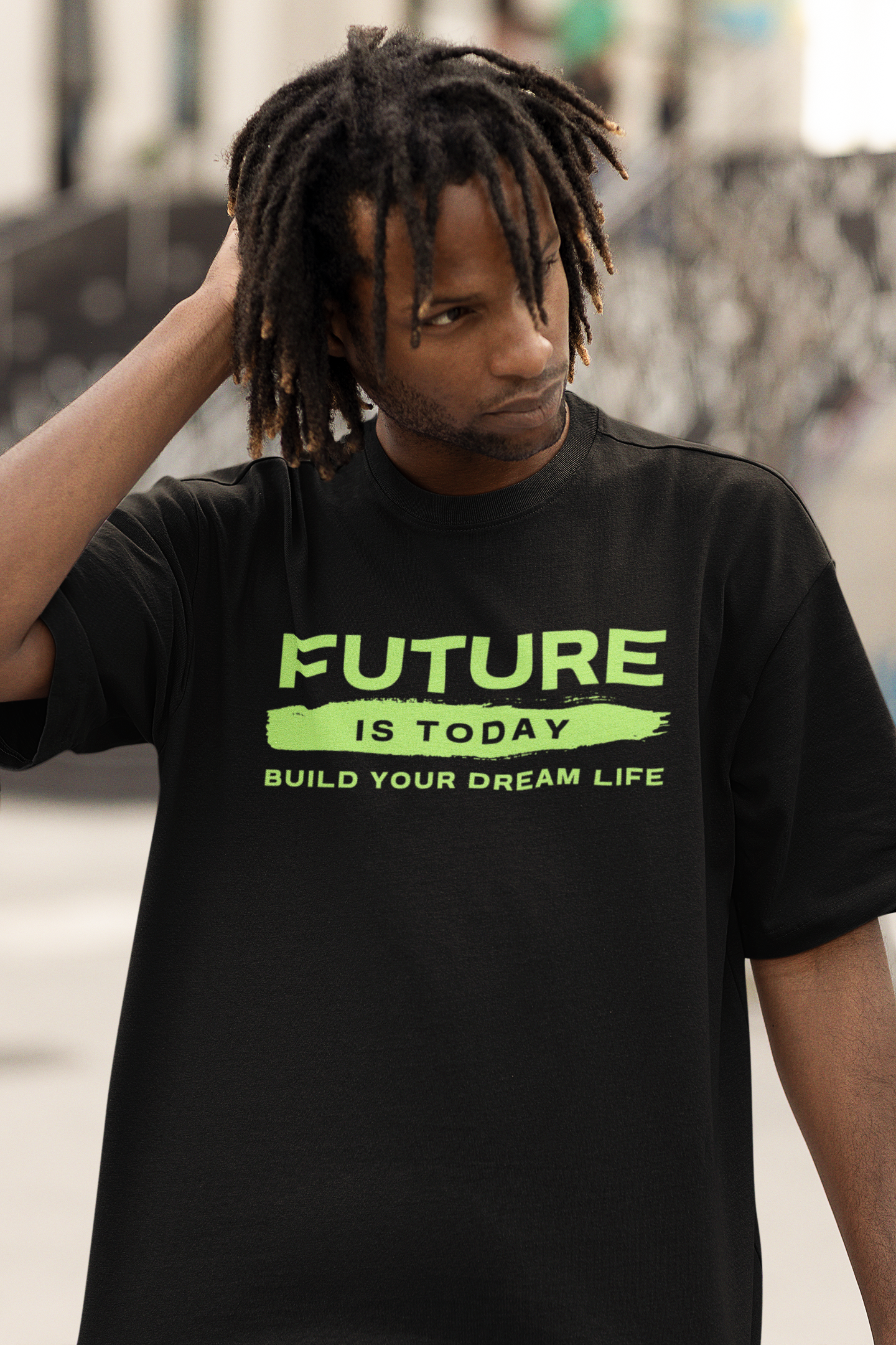 Camiseta Oversized Future is Today EFC MEIO