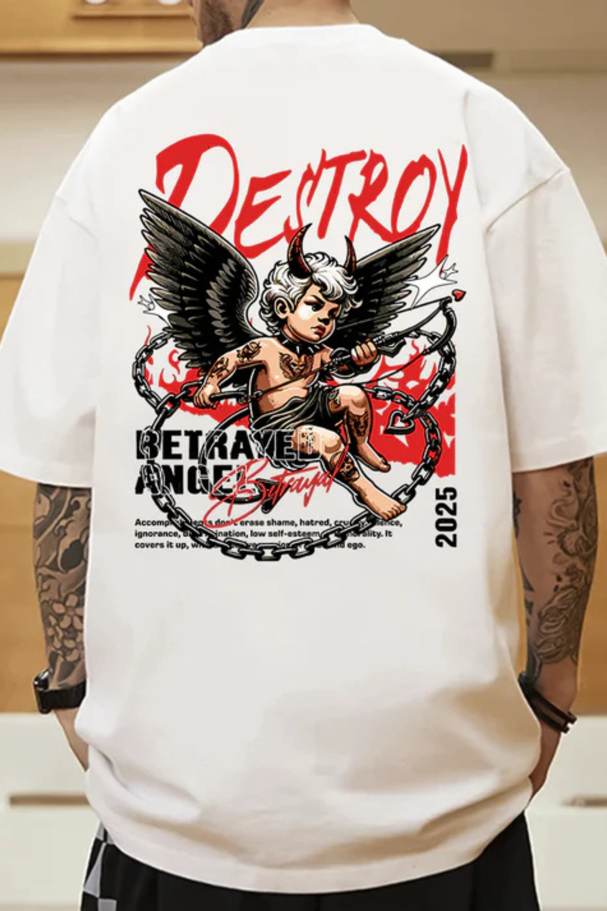 Camiseta Oversized Destroy EC