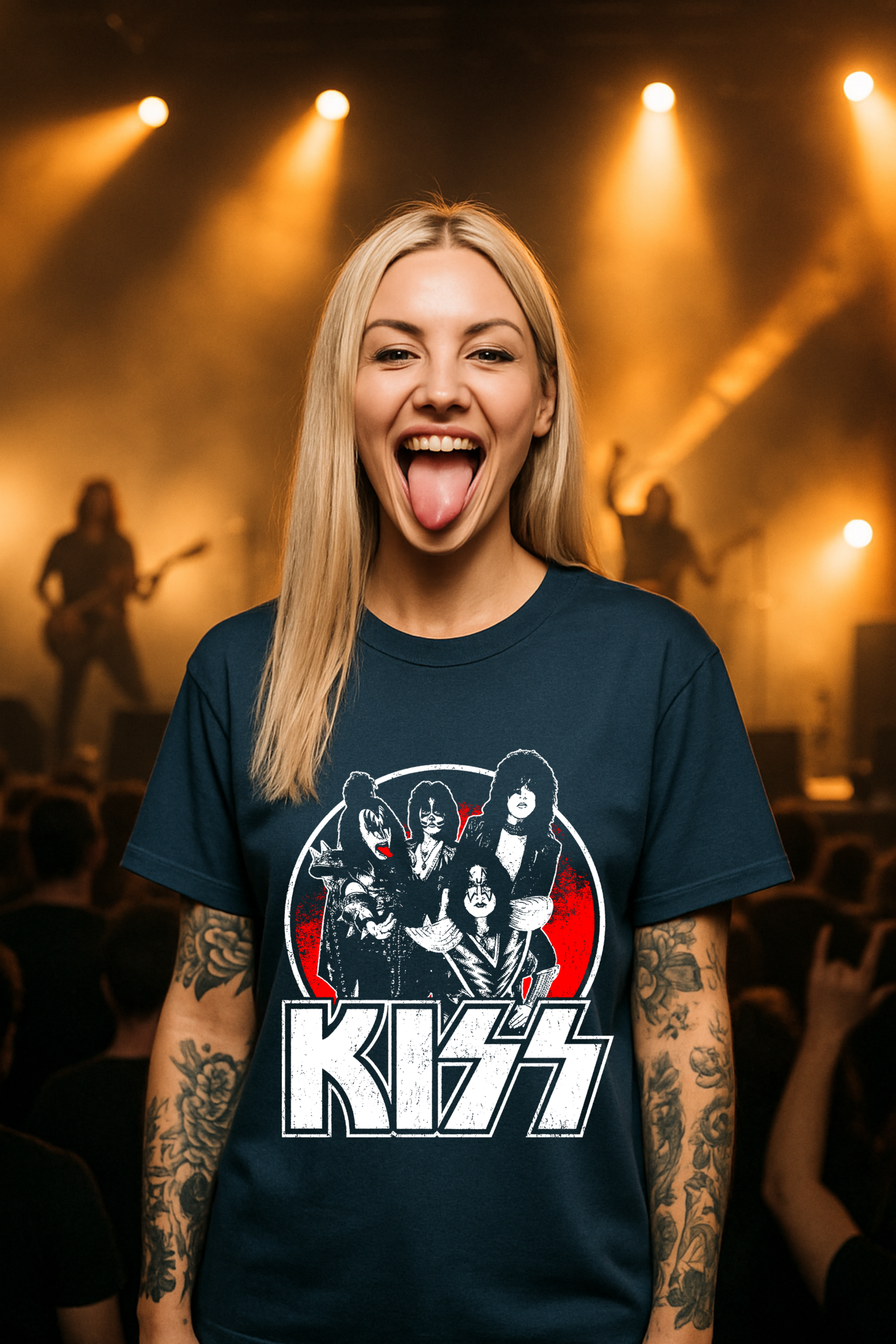 Camiseta Oversized Kiss 2 EF