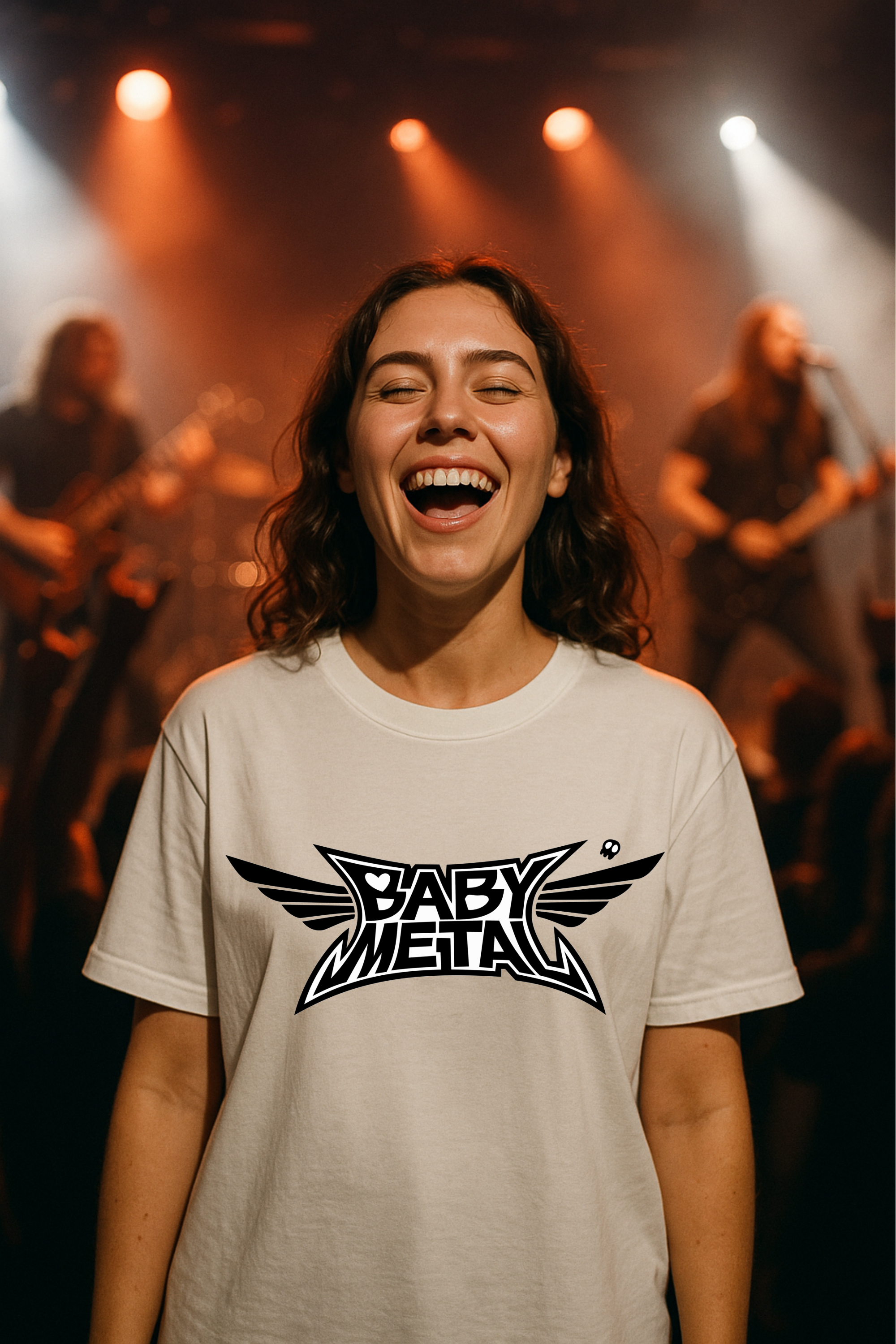 Camiseta Oversized Baby Metal EF