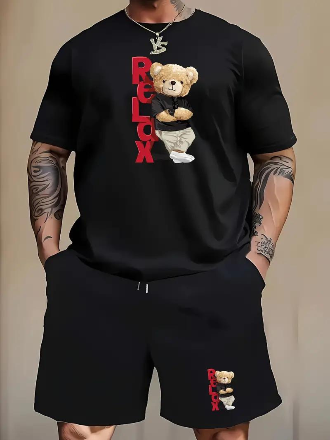 Kit Camiseta e Bermuda Relax