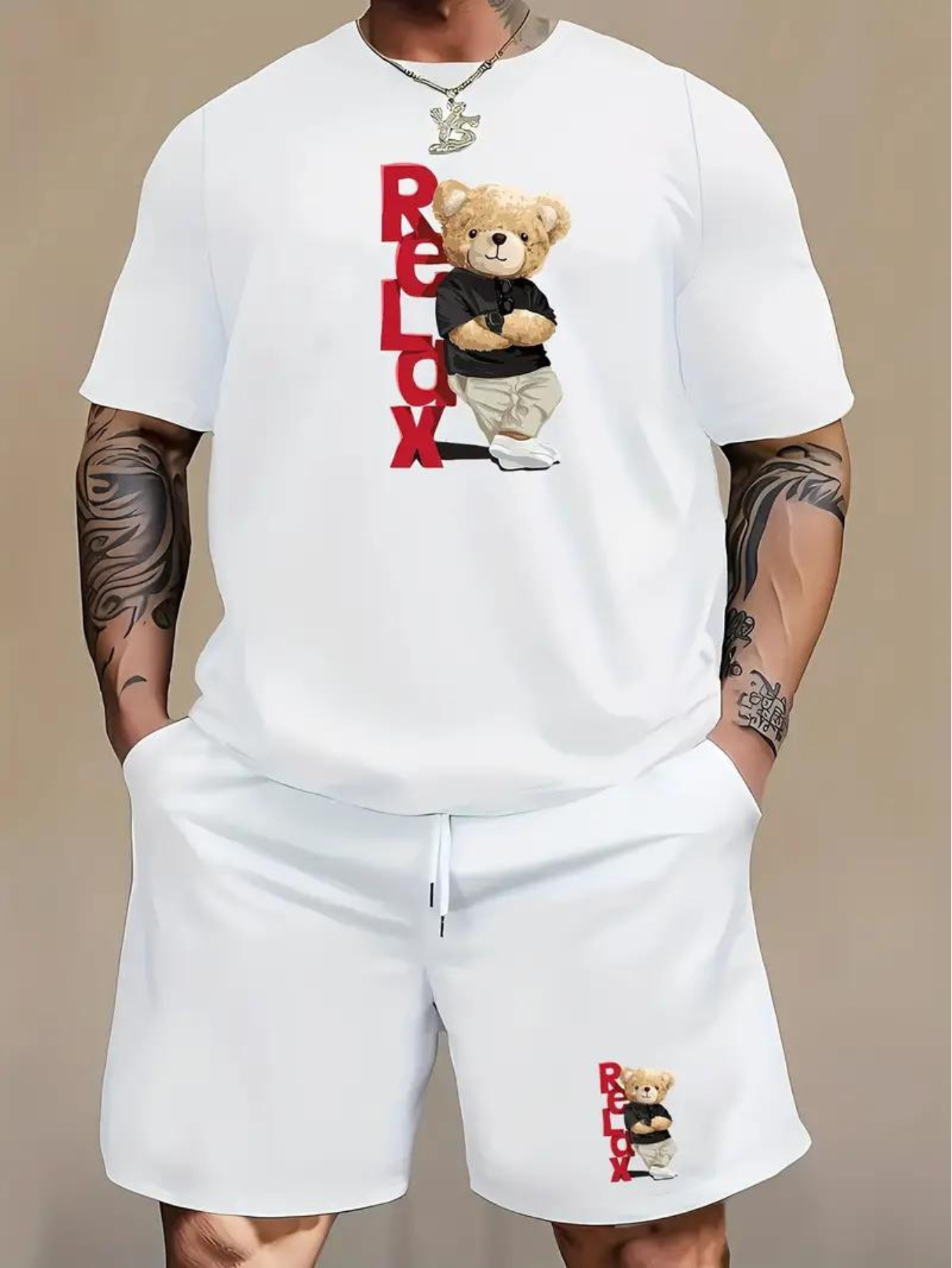 Kit Camiseta e Bermuda Relax