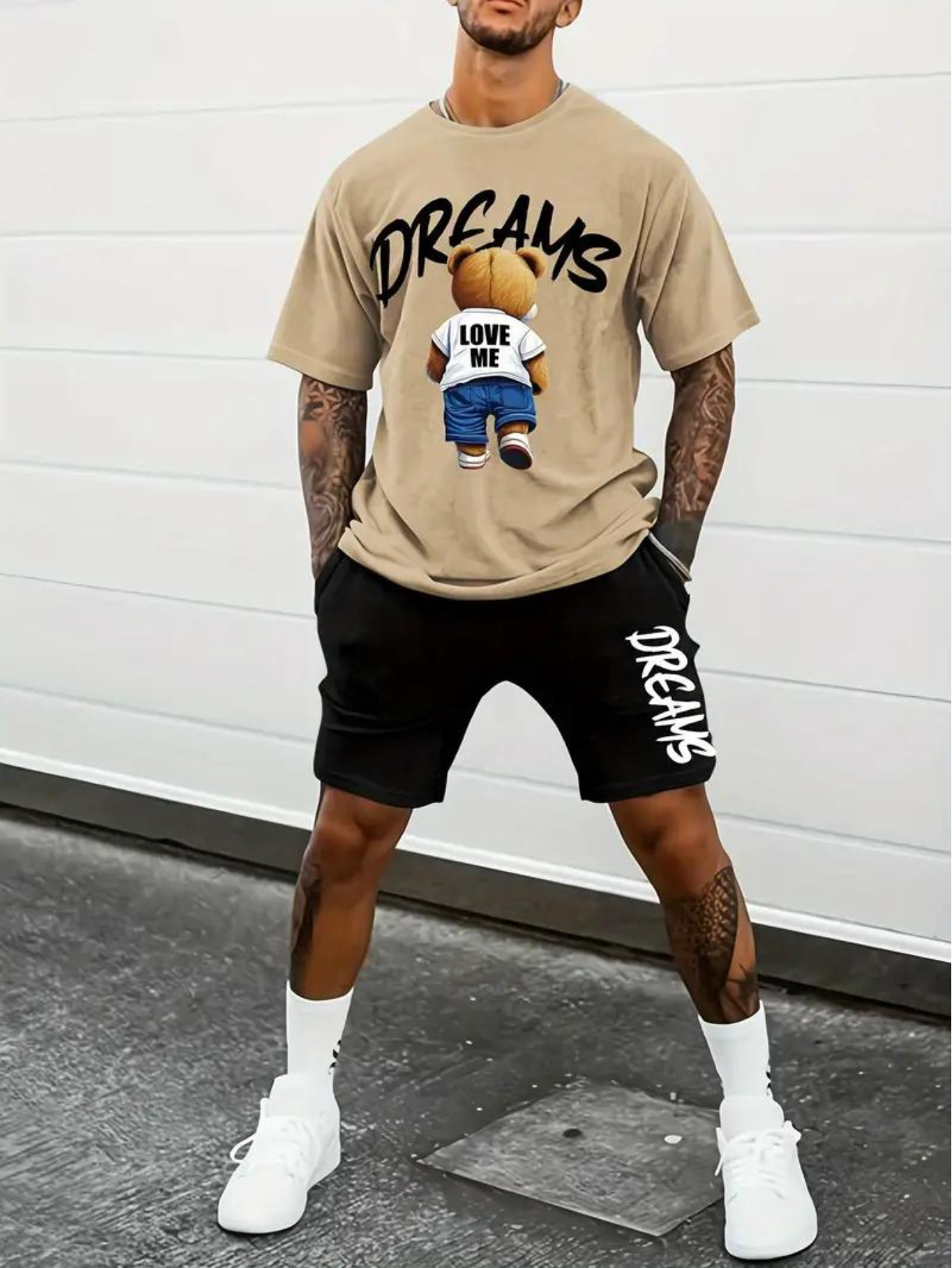 Kit Camiseta e Bermuda Dream Love Me