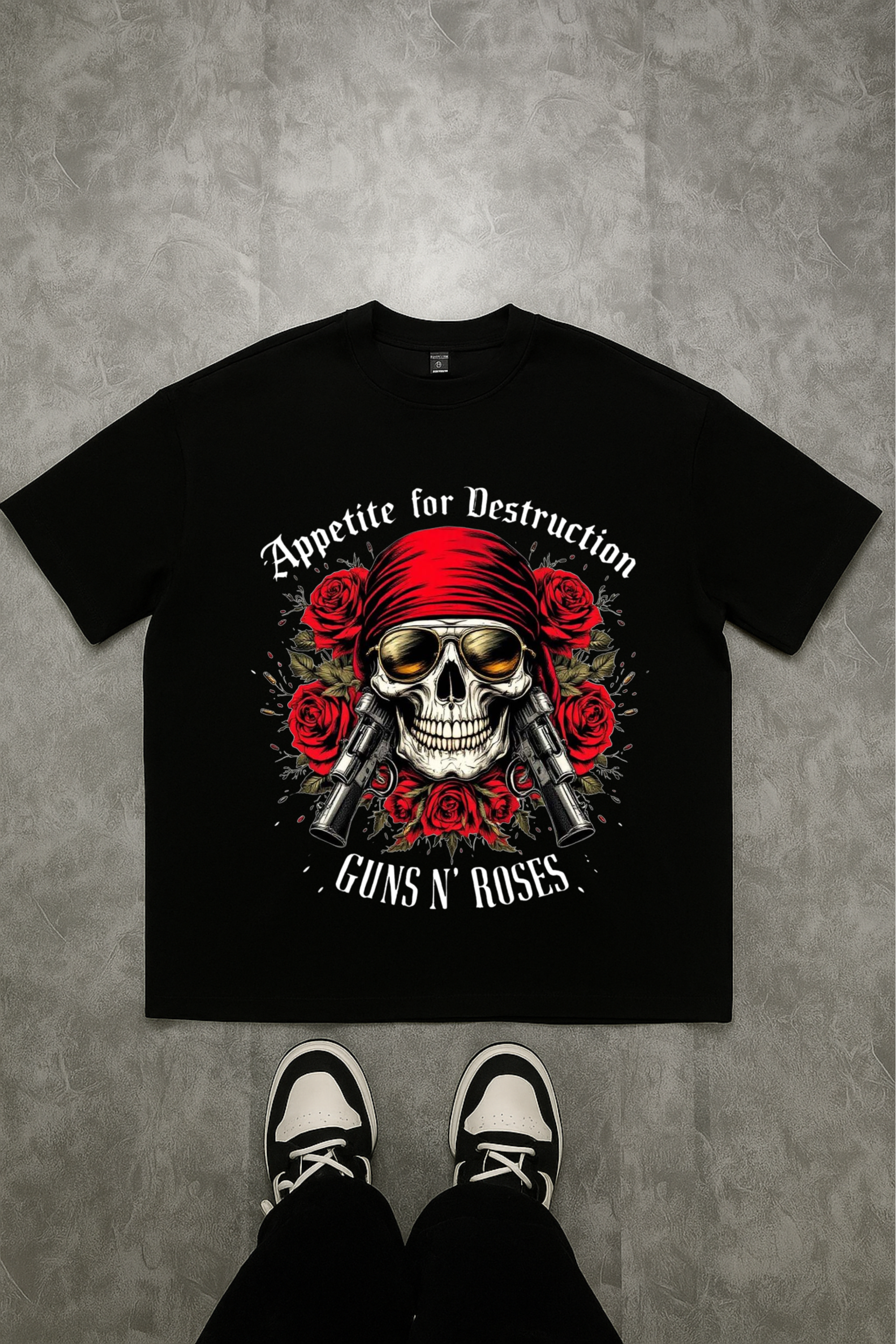 Camiseta Oversized Guns N Roses 3 EF