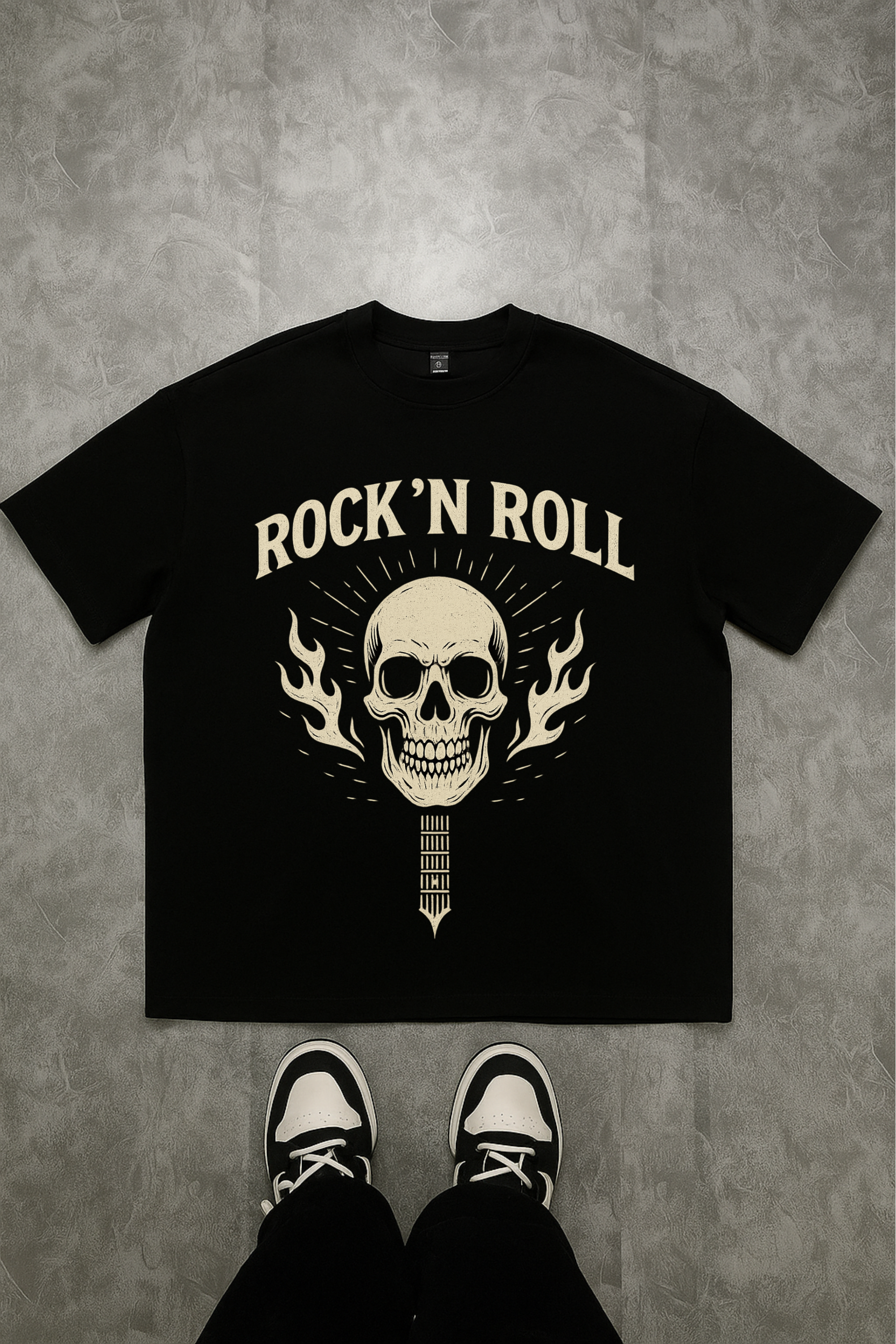 Camiseta Oversized Rock N' Roll EF