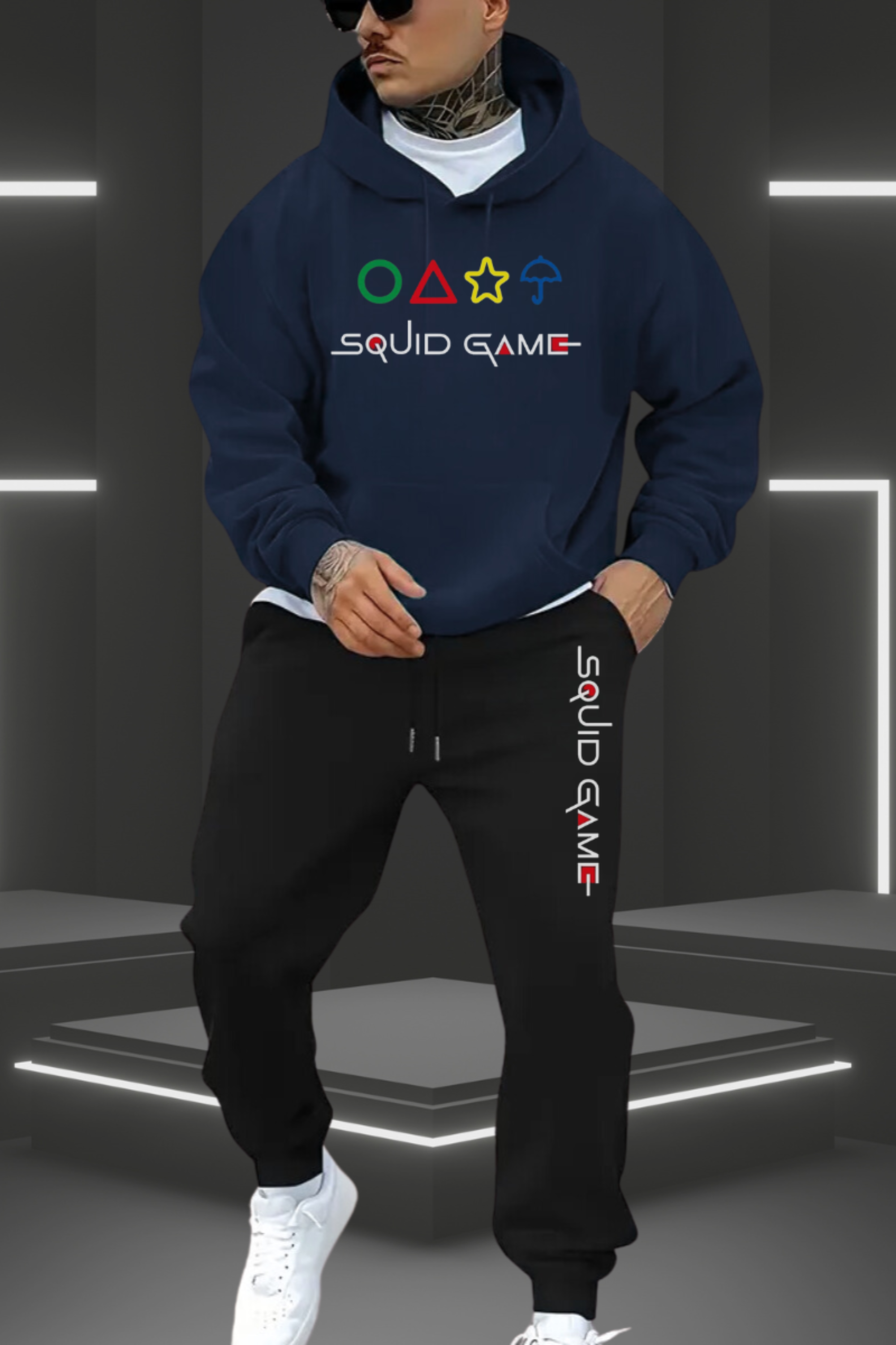 Kit Blusa e Calça de Moletom Squid Game 2