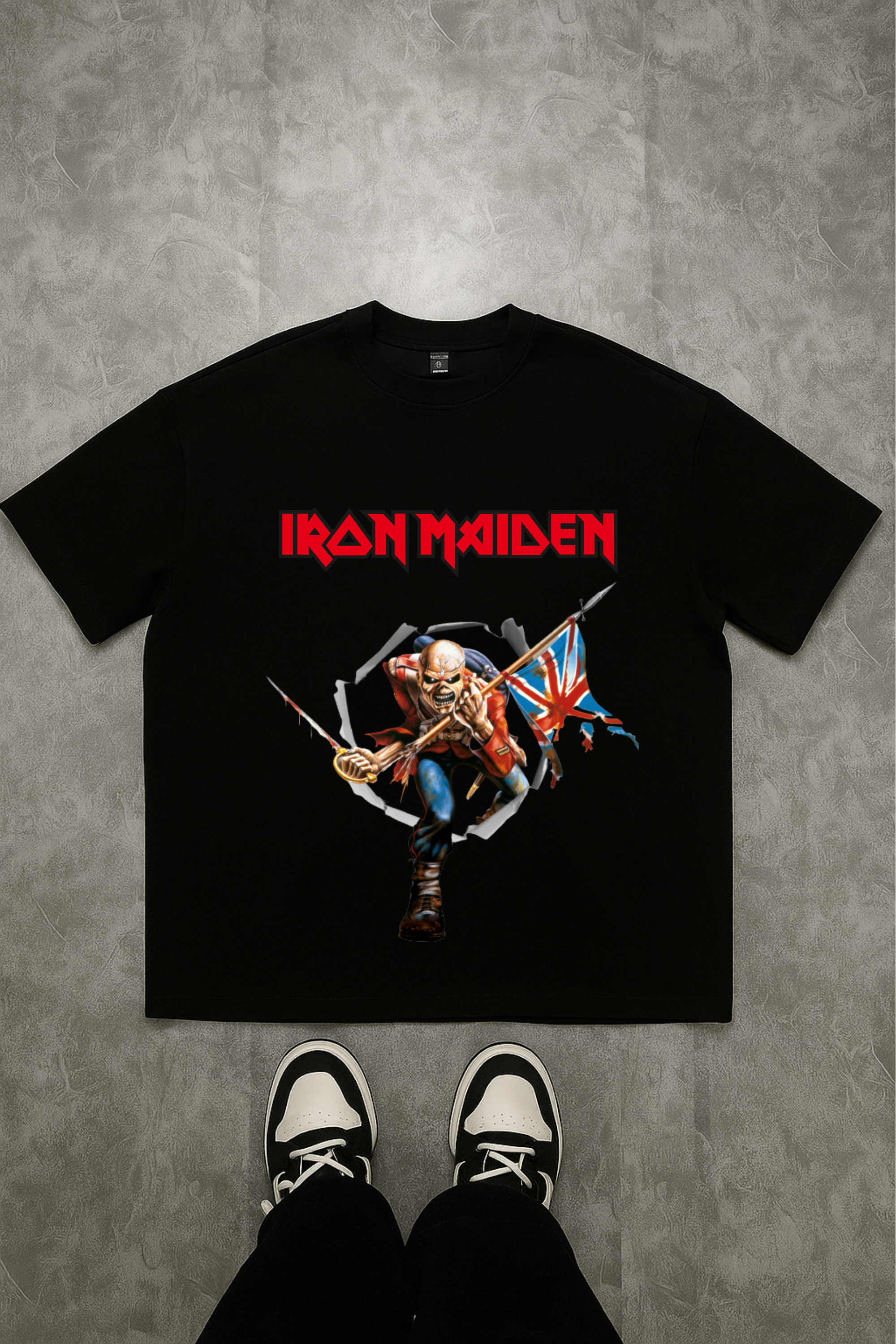 Camiseta Oversized Iron Maiden 1 EF