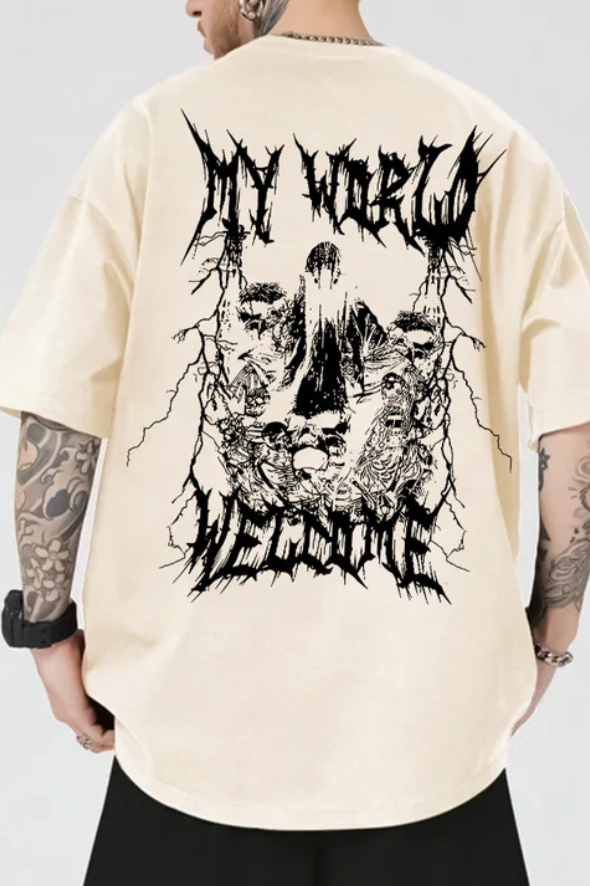 Camiseta Oversized My World EC
