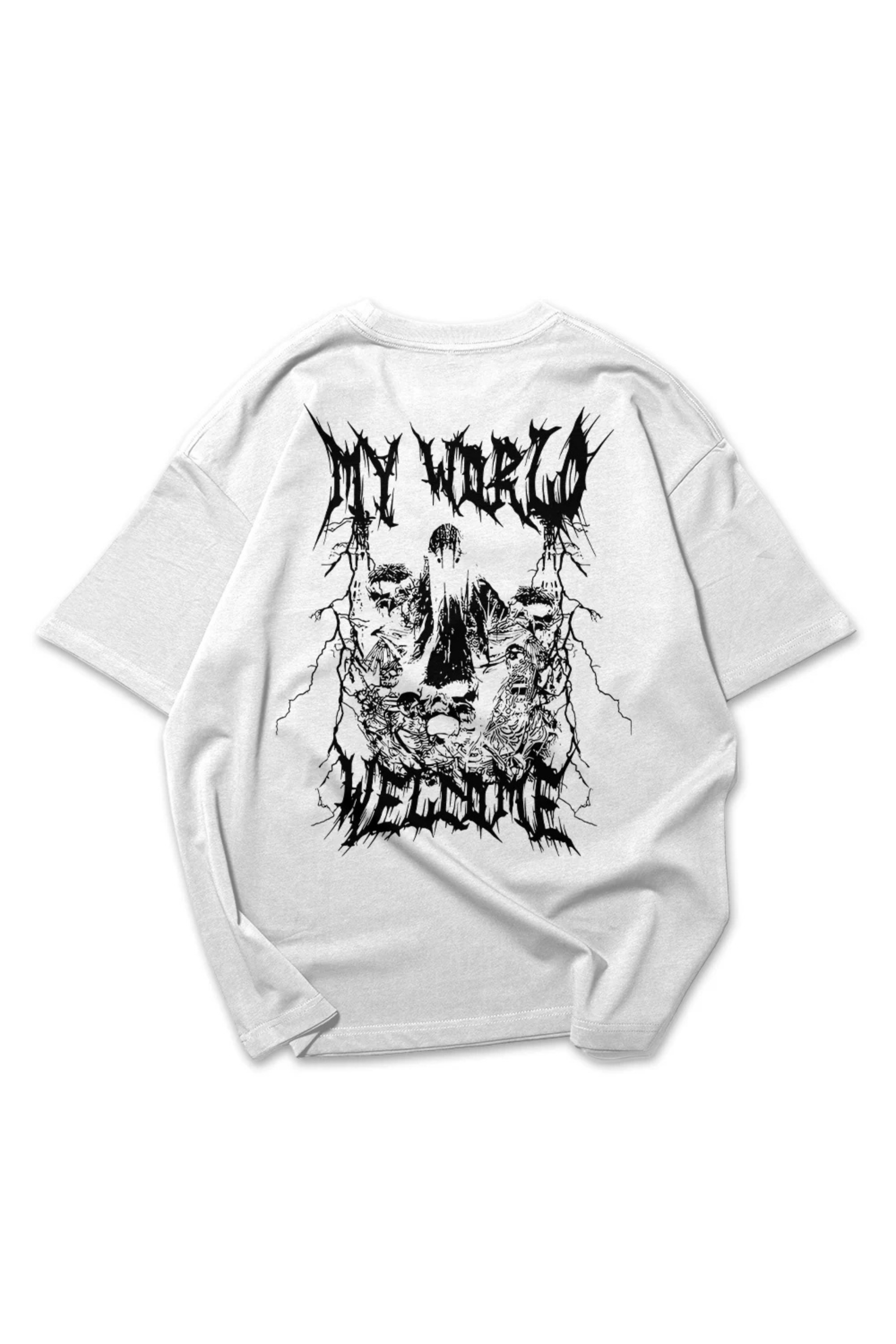 Camiseta Oversized My World EC