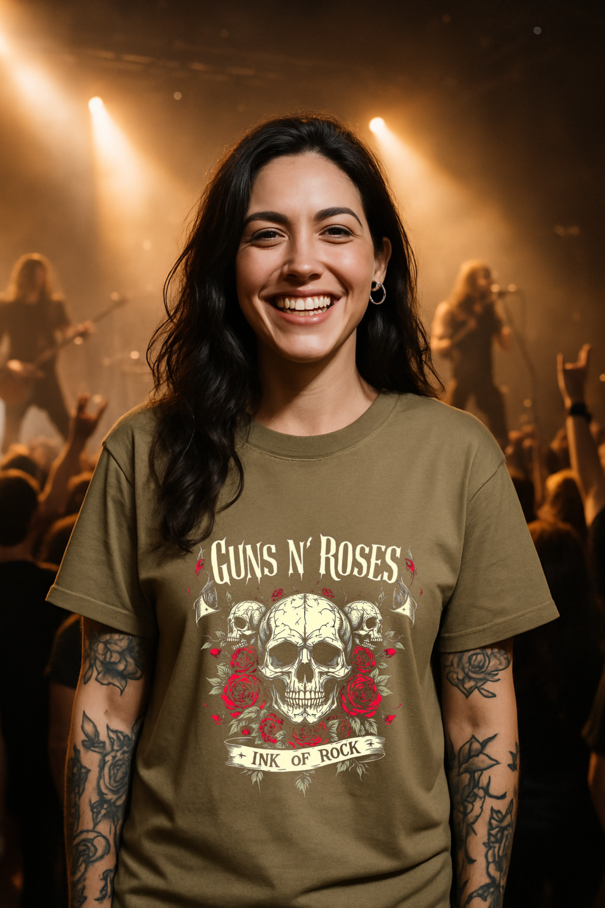 Camiseta Oversized Guns N Roses 1 EF