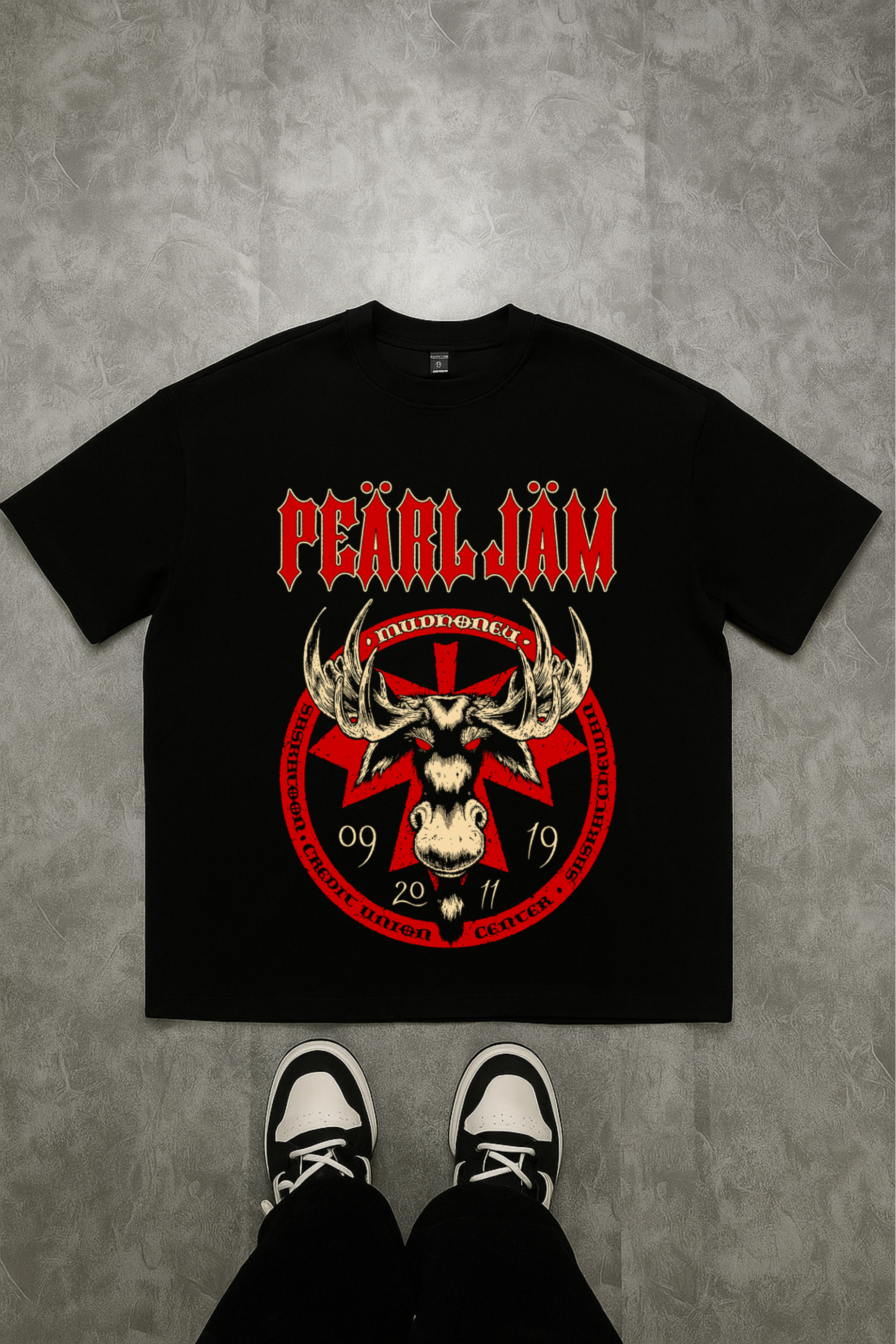 Camiseta Oversized Pearl Jam 1 EF