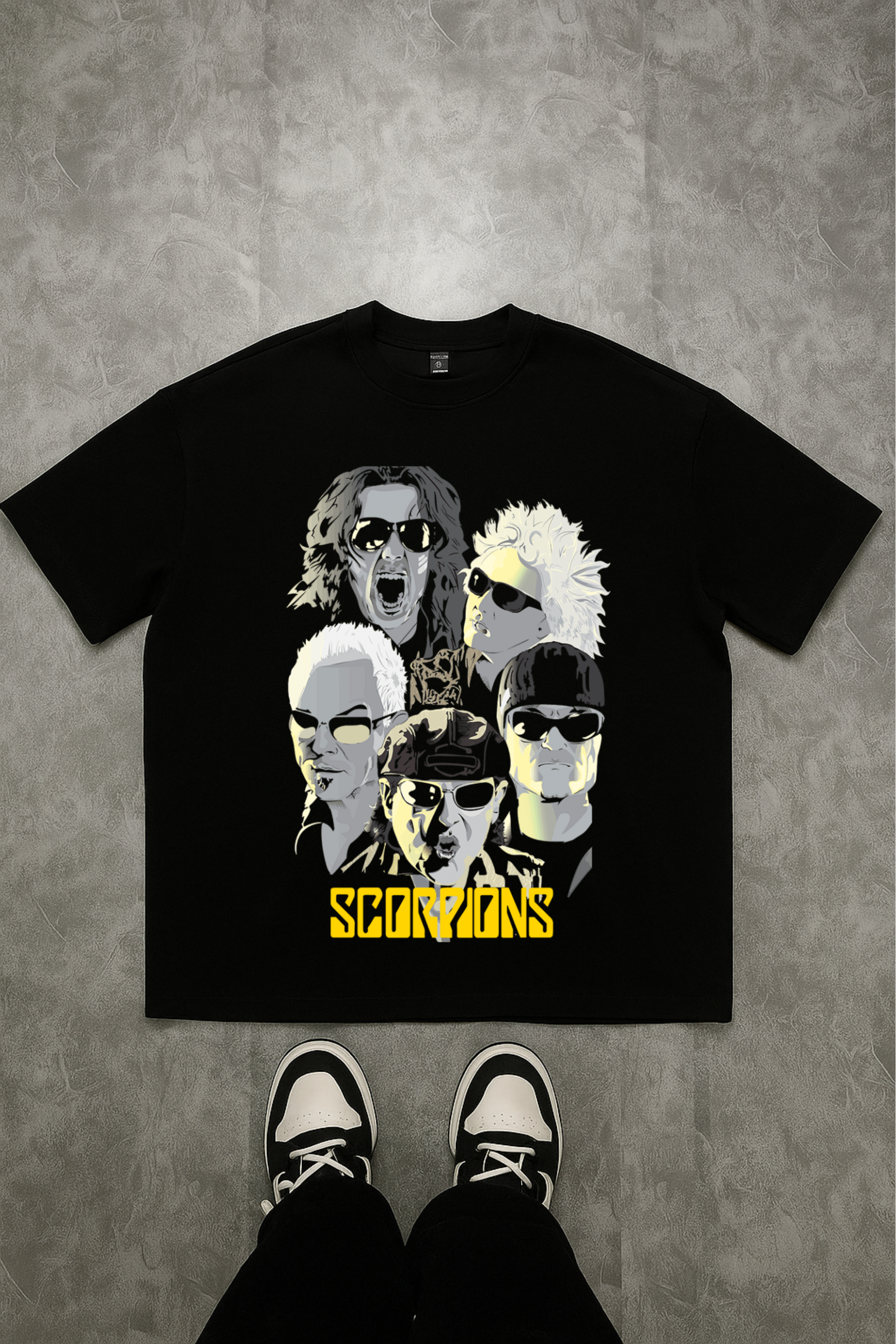 Camiseta Oversized Scorpions 1 EF