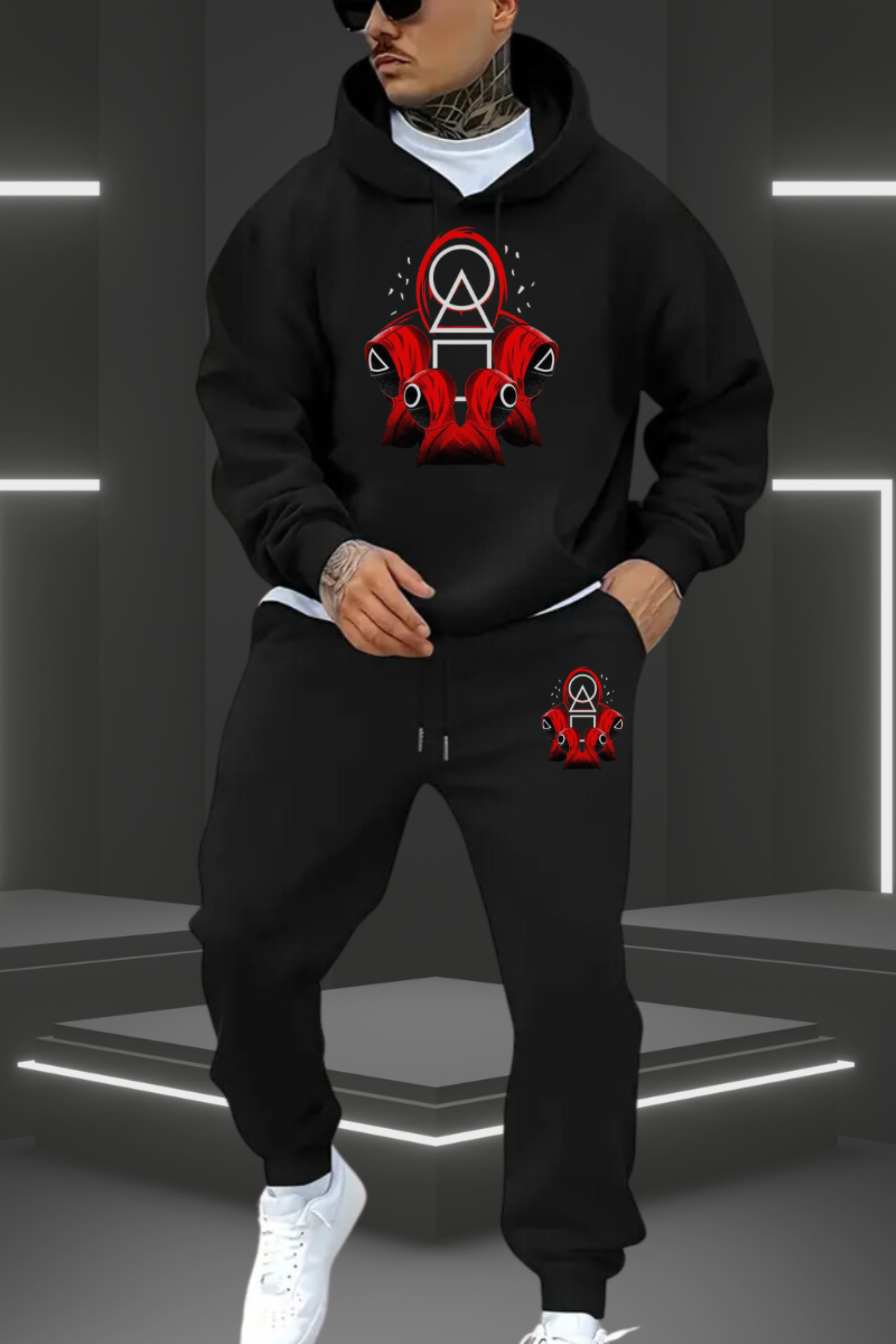 Kit Blusa e Calça de Moletom Squid Game 3