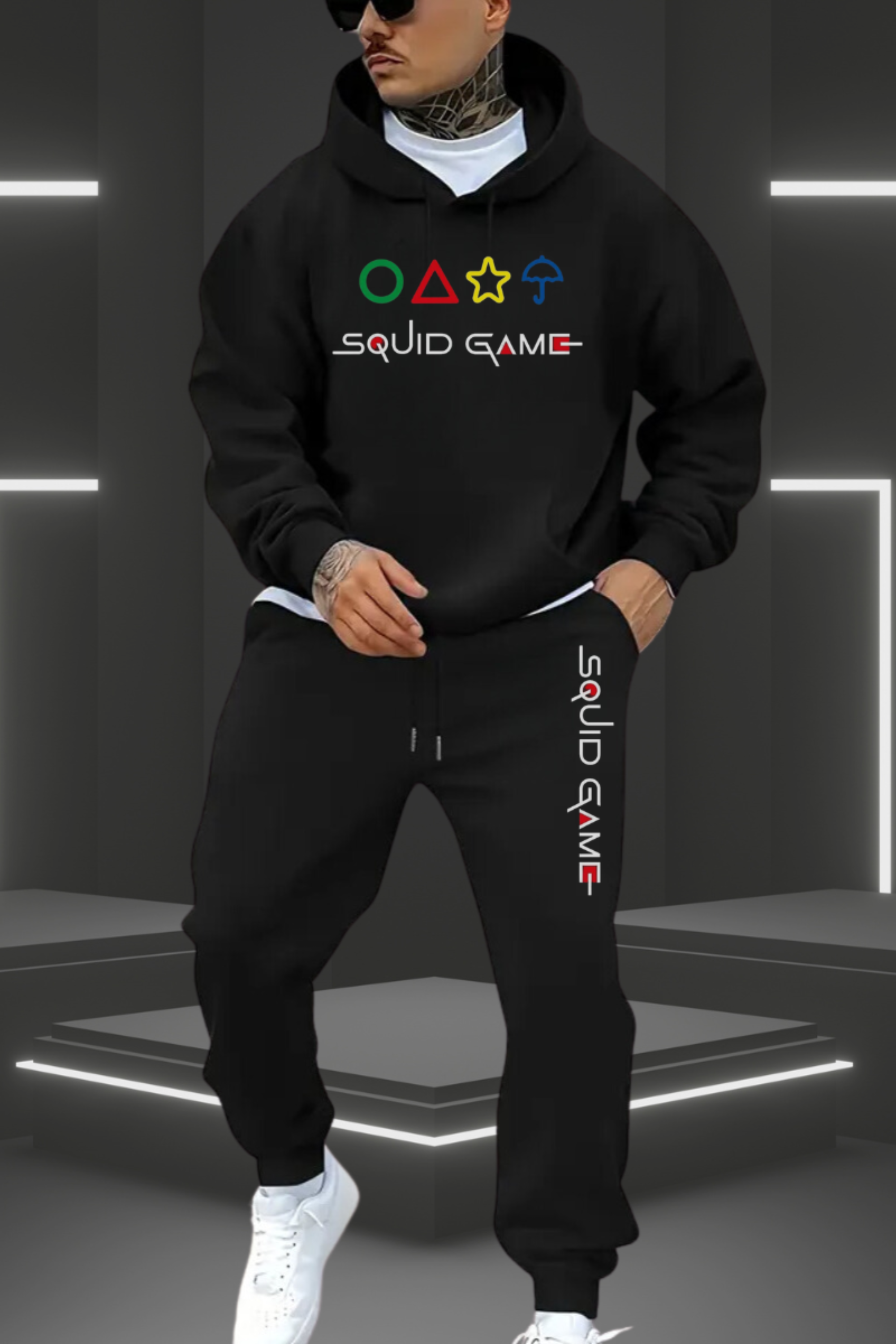 Kit Blusa e Calça de Moletom Squid Game 2