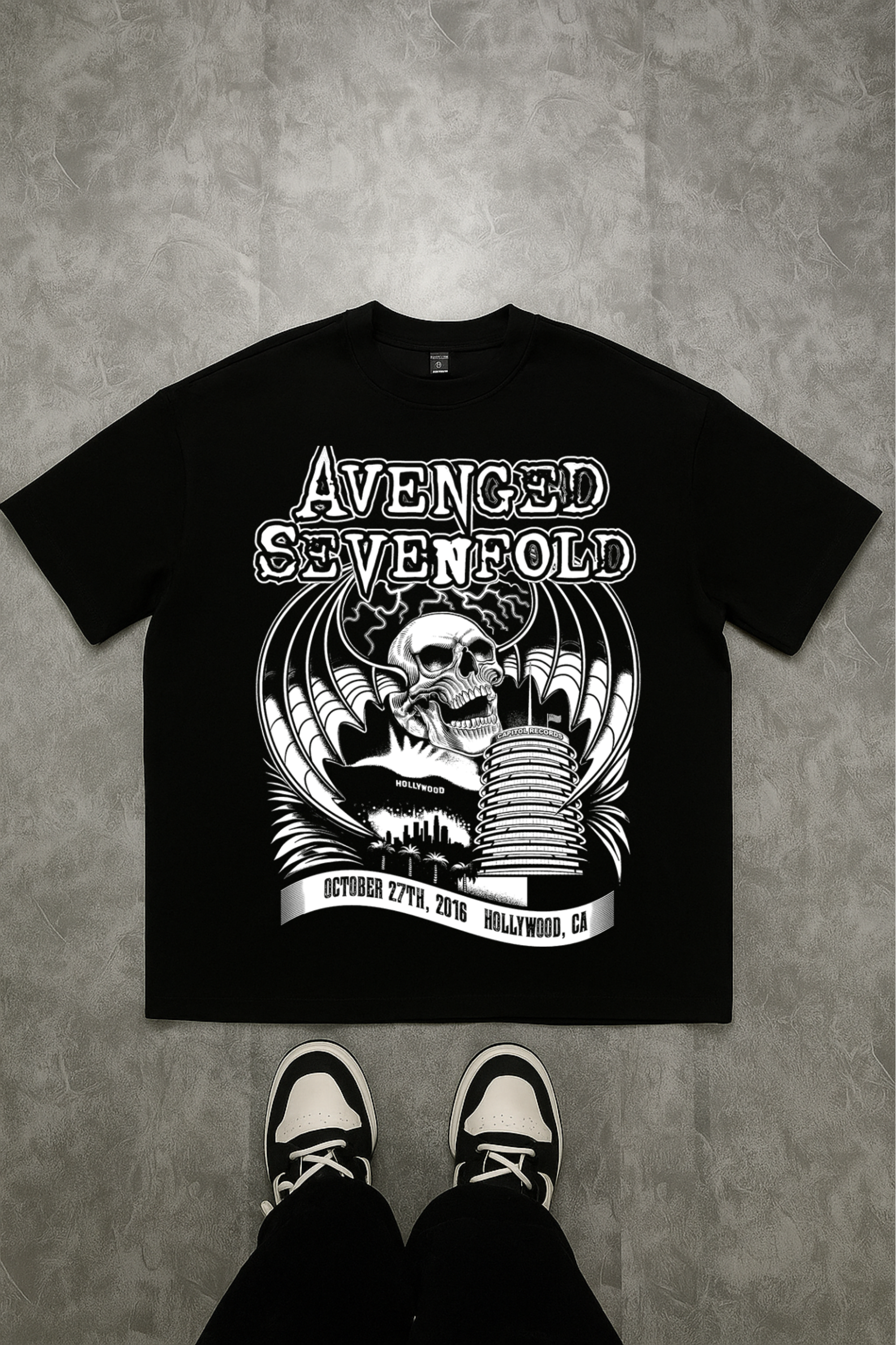 Camiseta Oversized Avenged Sevenfold 4 EF