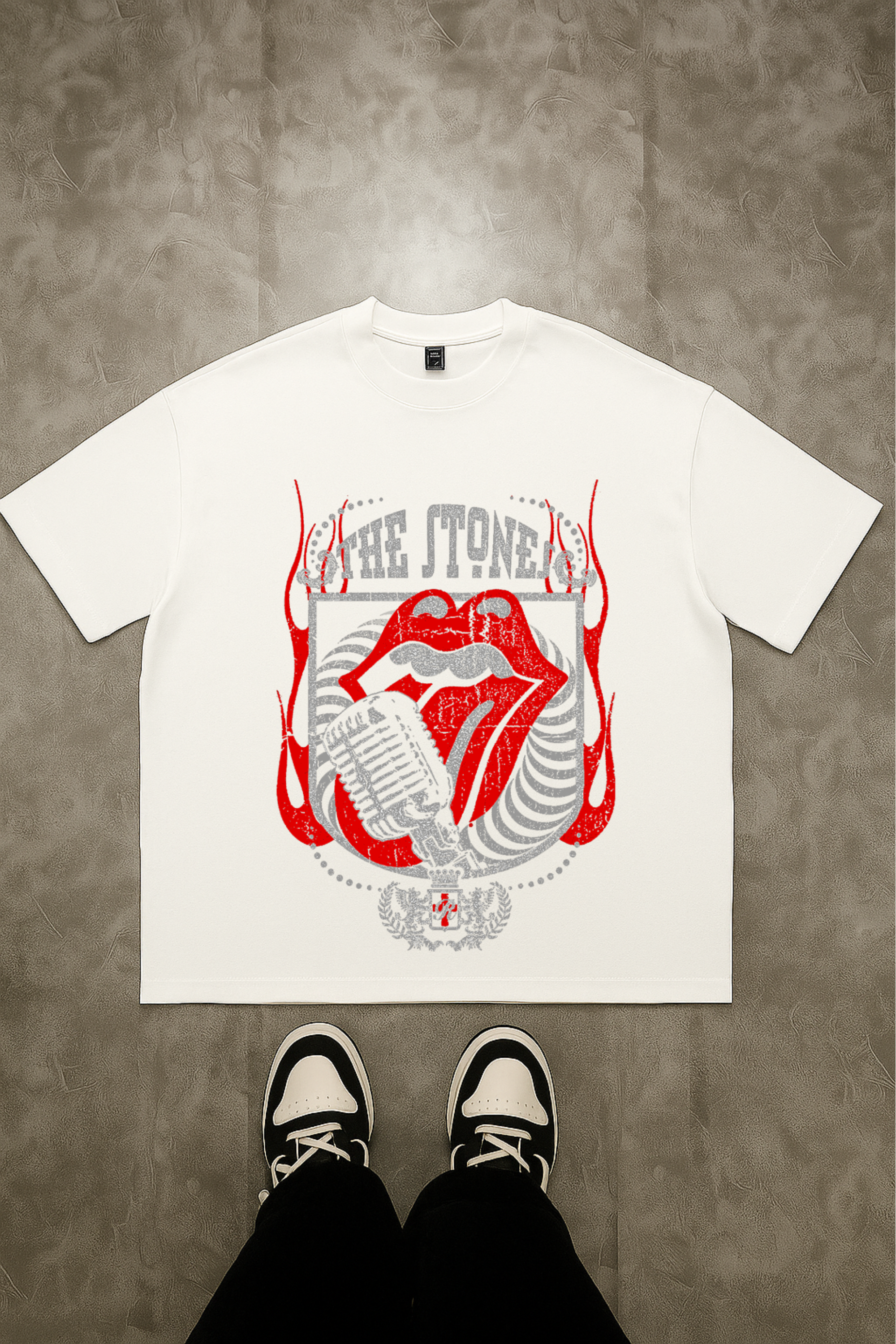 Camiseta Oversized The Rolling Stones 2 EF
