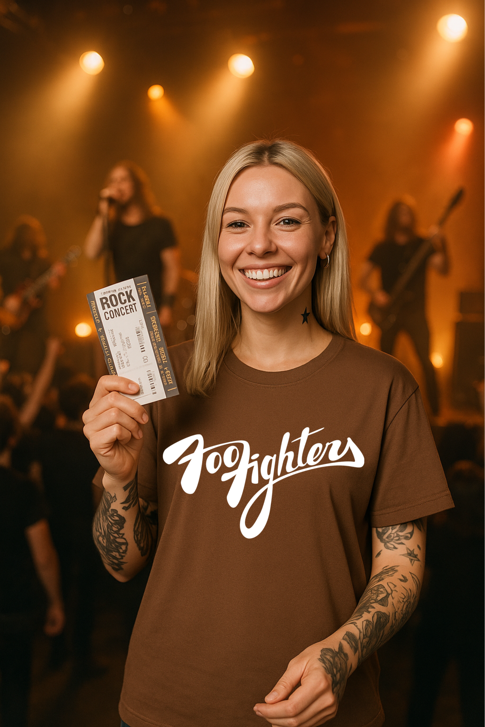 Camiseta Oversized Foo Fighters 1 EF