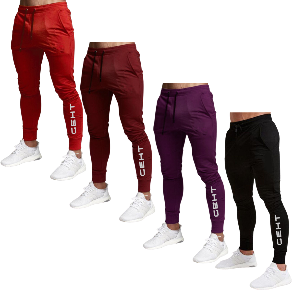 Kit 4 Unidades Calça de Moletom Geht Prata Canela