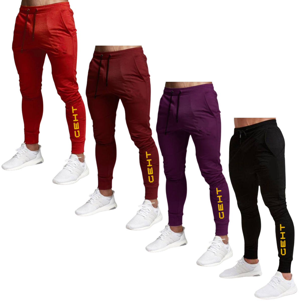 Kit 4 unidades Calça de Moletom Geht Canela Dourado