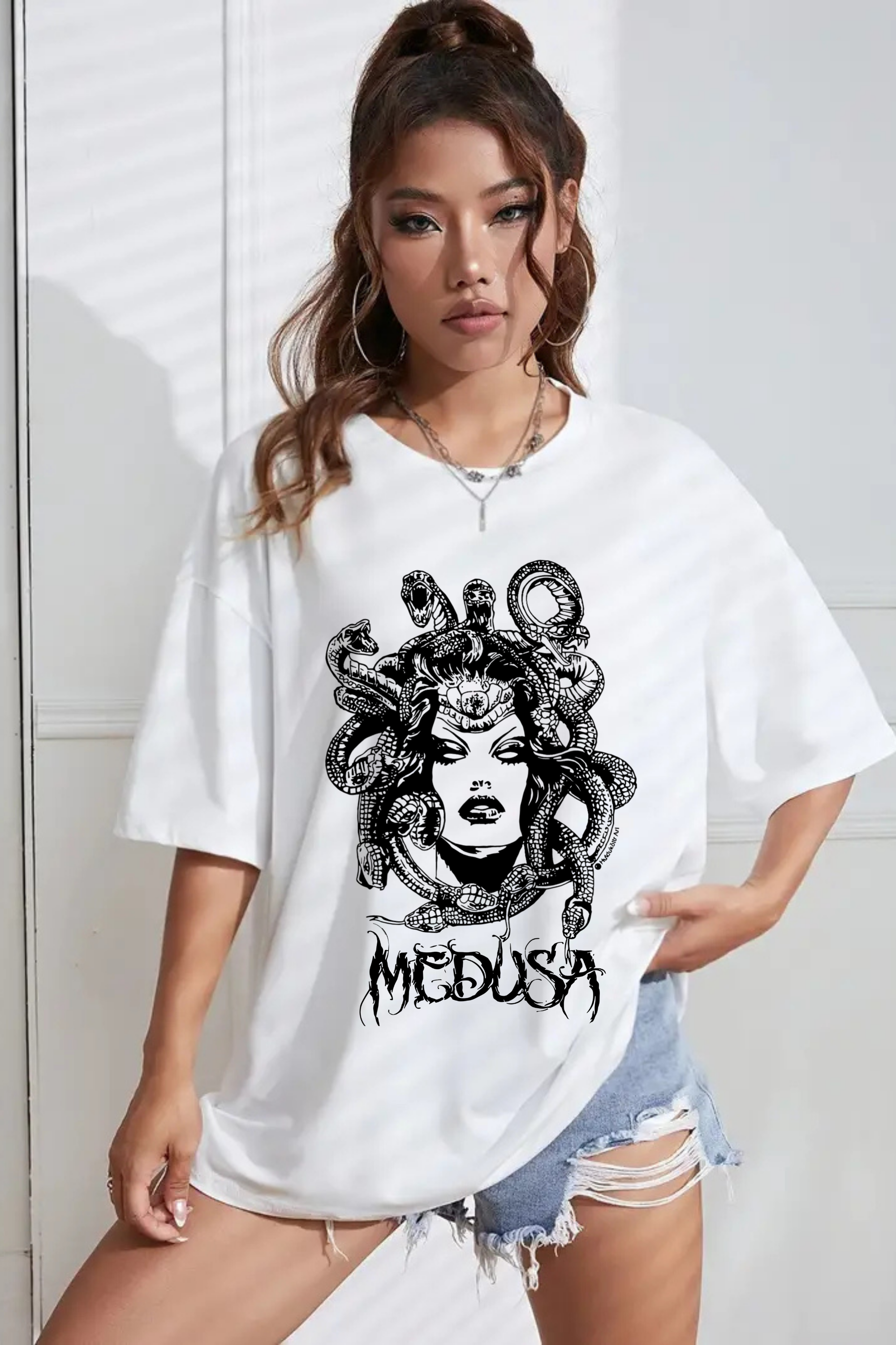 Camiseta Oversized Medusa EF