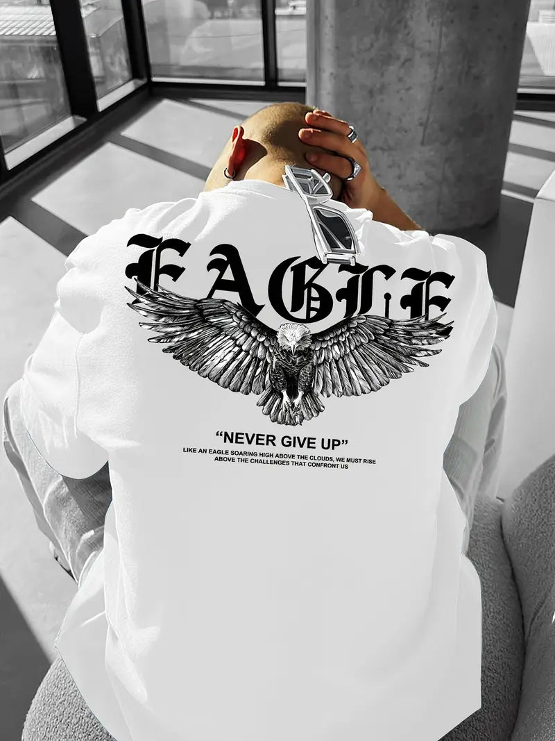 Camiseta Oversized Never Give Up EFC MEIO