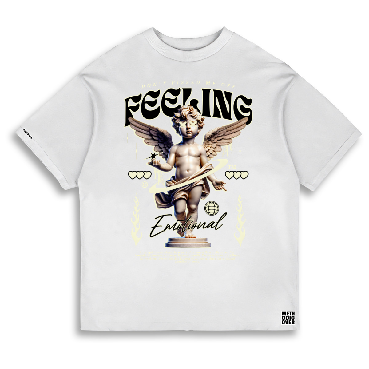 Camiseta Oversized Feeling Cherubin EF M.O