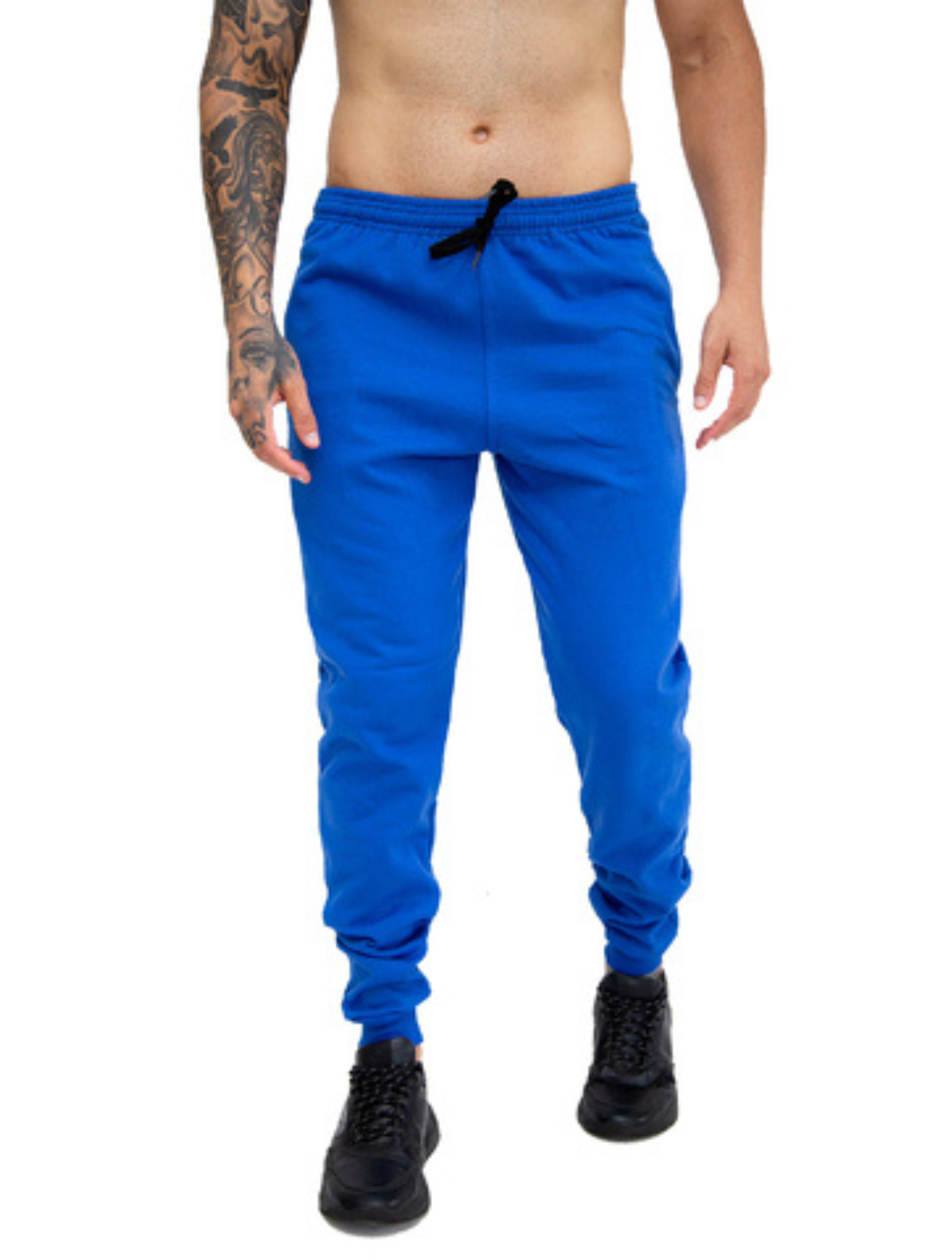 Calça de Moletom Unissex Lisa Azul Royal