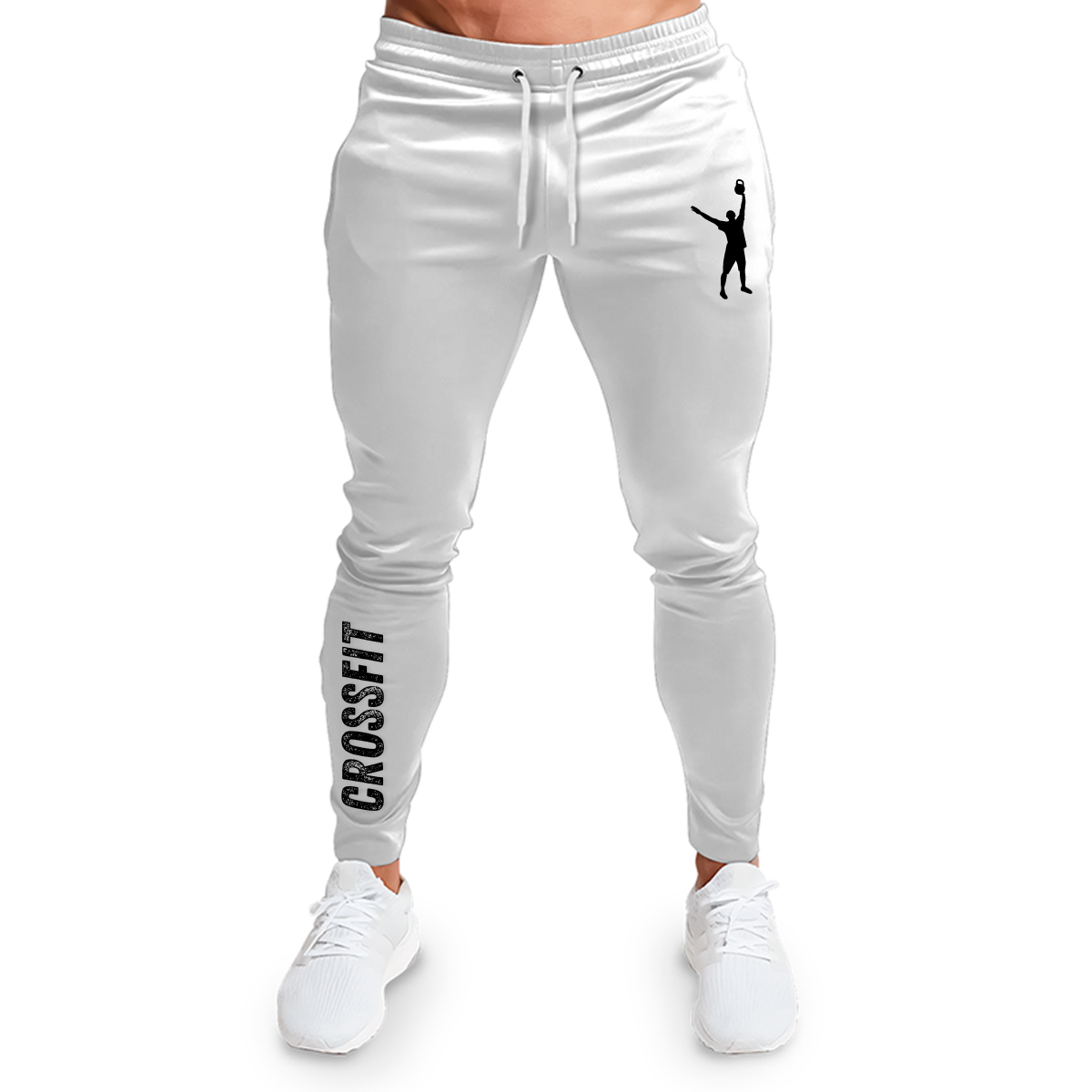 Calça Moletom Masculina Crossfit Perna