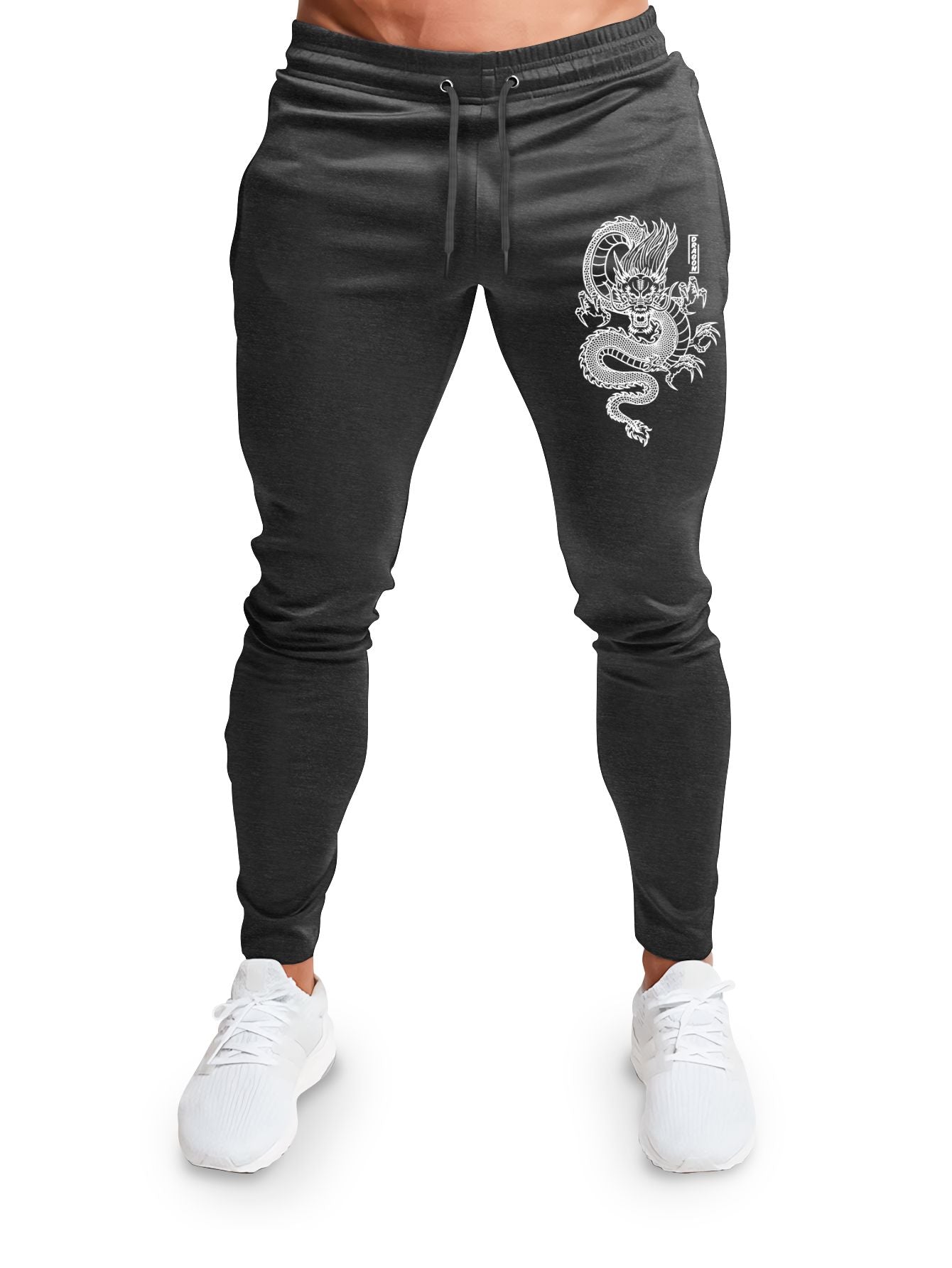 Calça Moletom Dragão Oriente Bolso