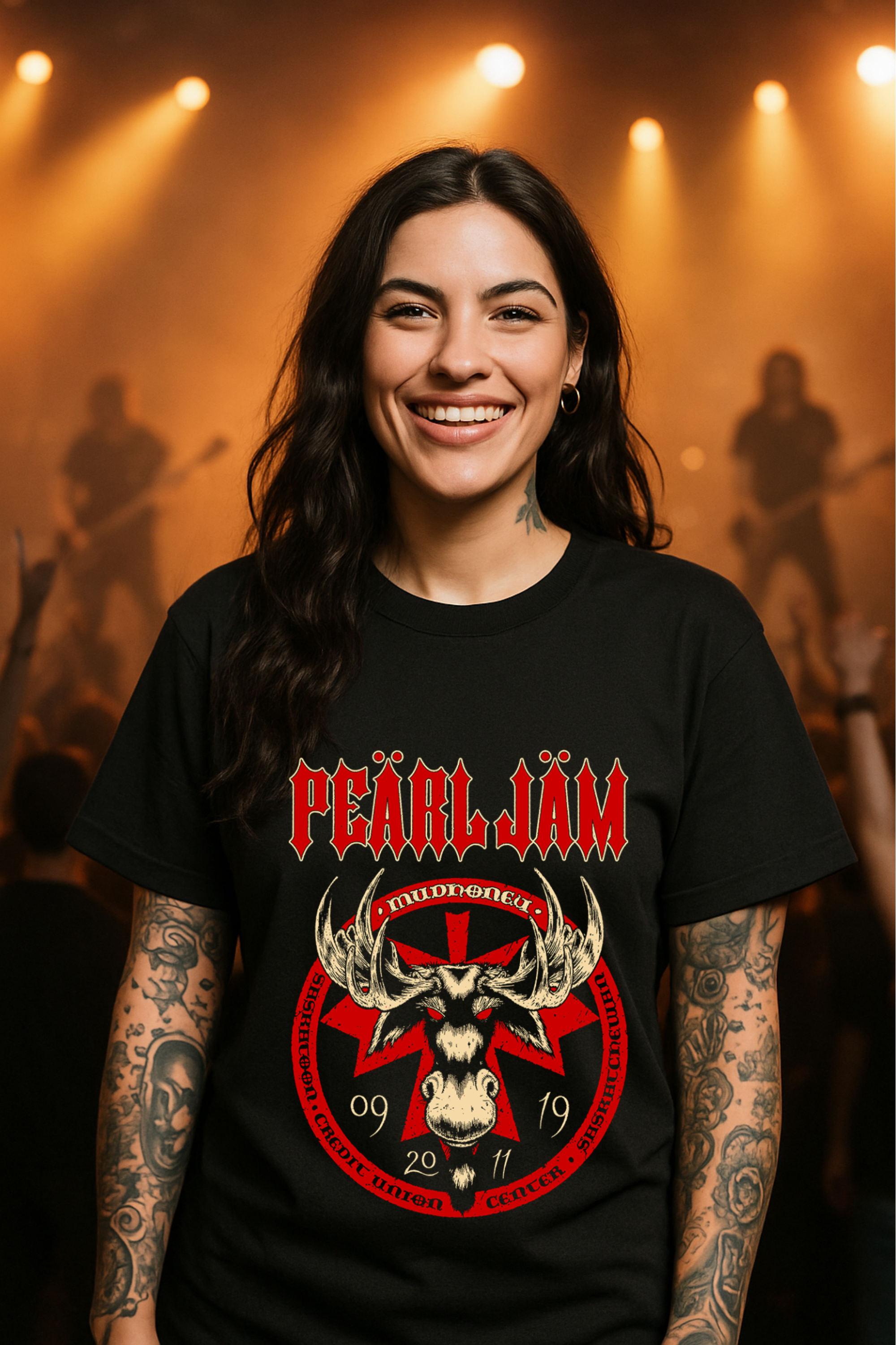 Camiseta Oversized Pearl Jam 1 EF