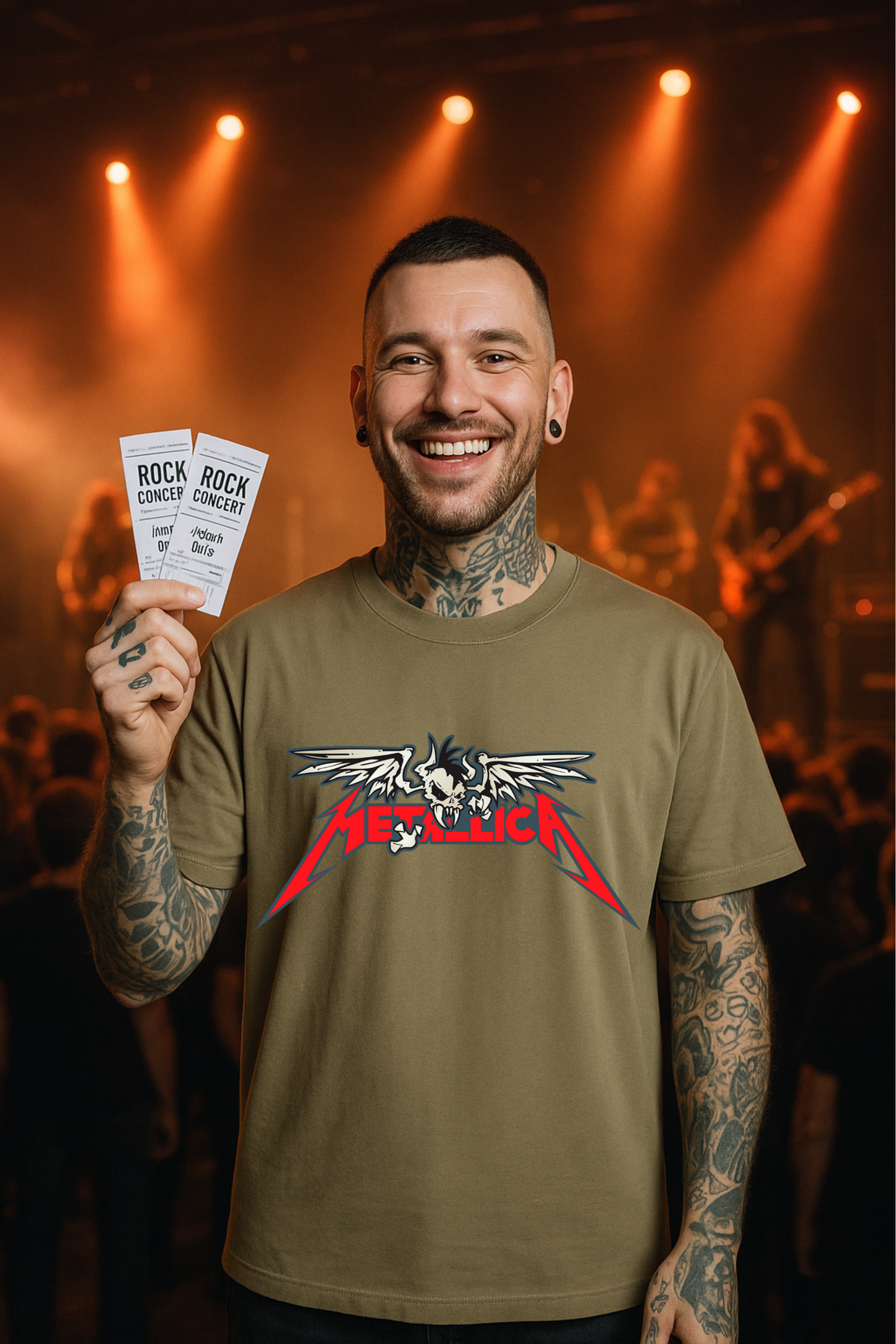 Camiseta Oversized Metallica 3 EF