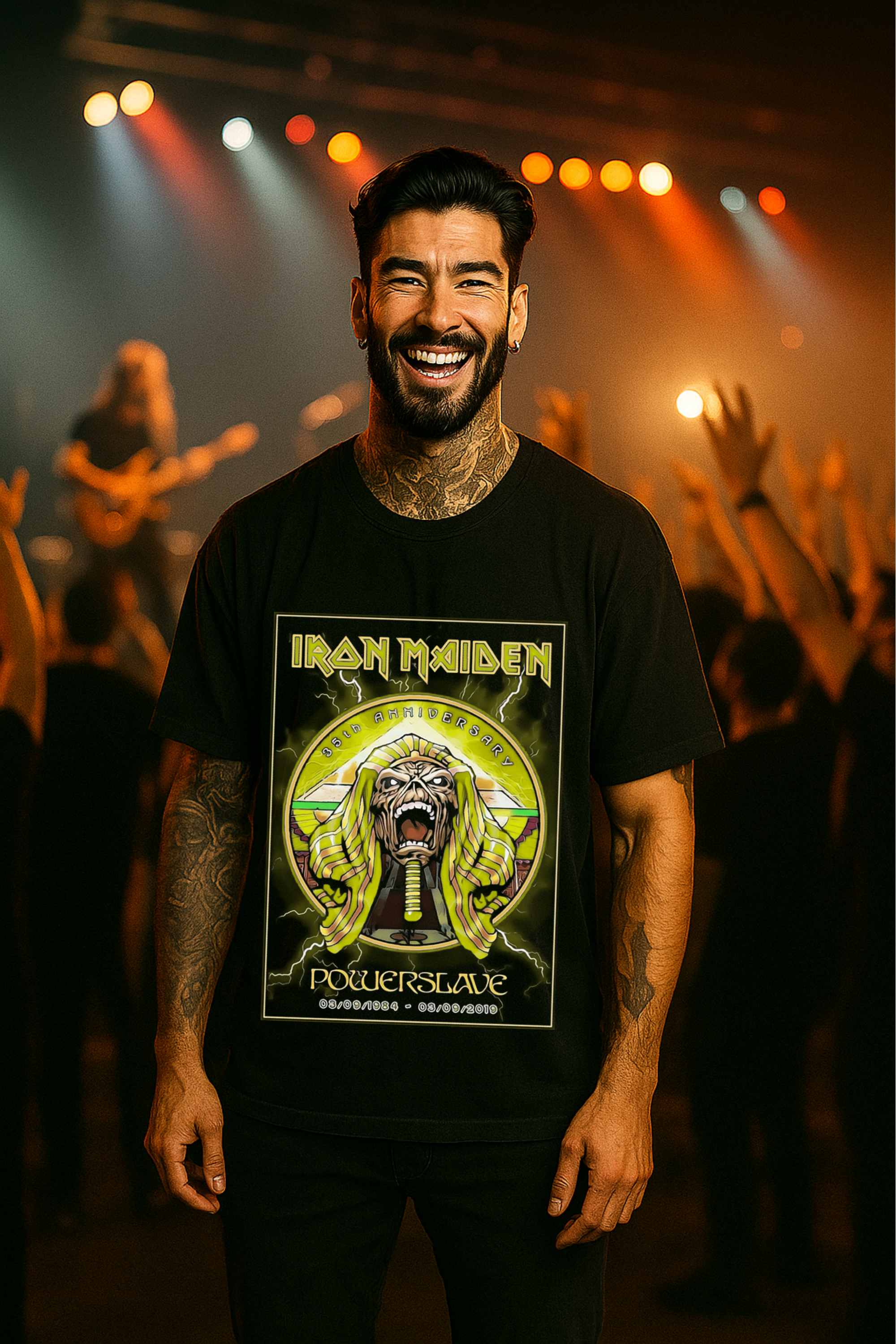 Camiseta Oversized Iron Maiden 6 EF