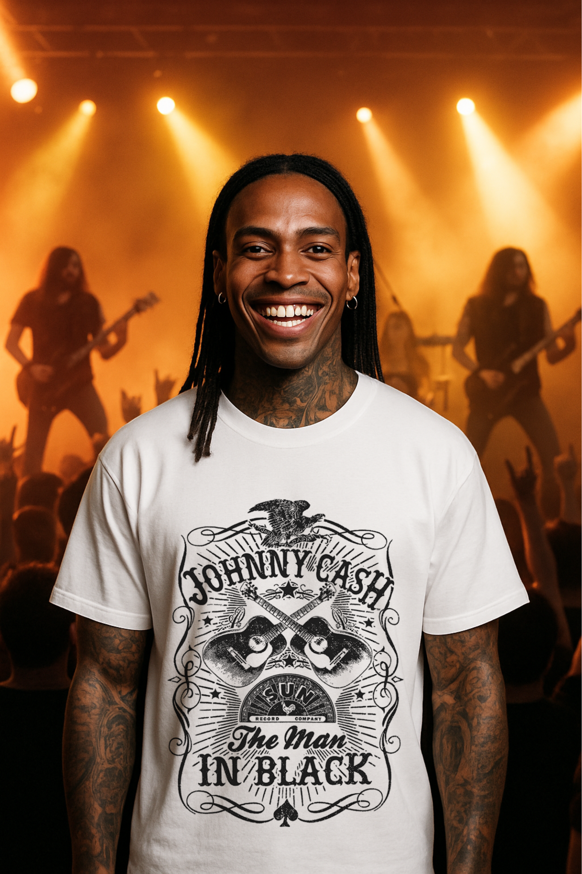 Camiseta Oversized Johnny Cash 2 EF