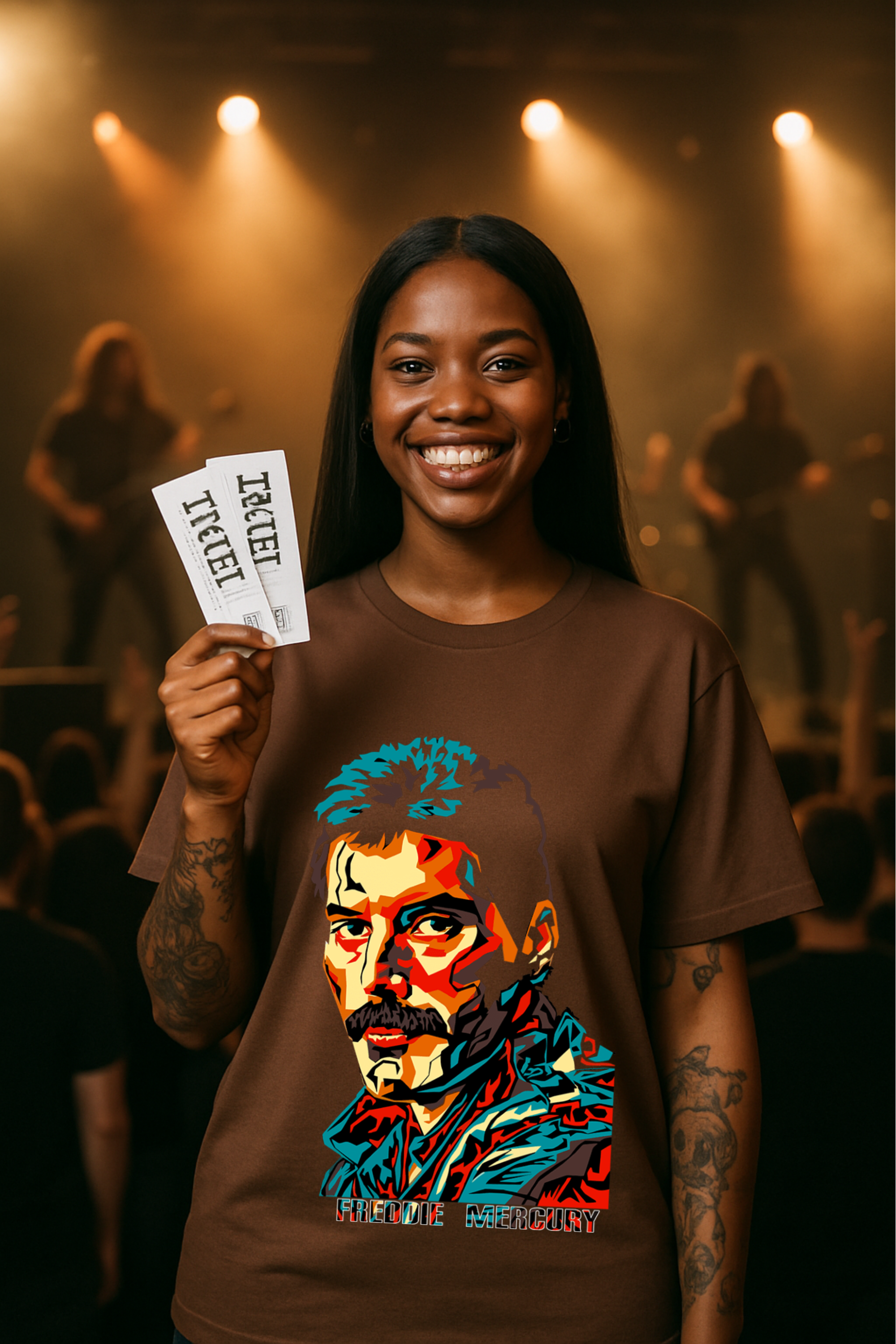 Camiseta Oversized Freddie Mercury 2 EF