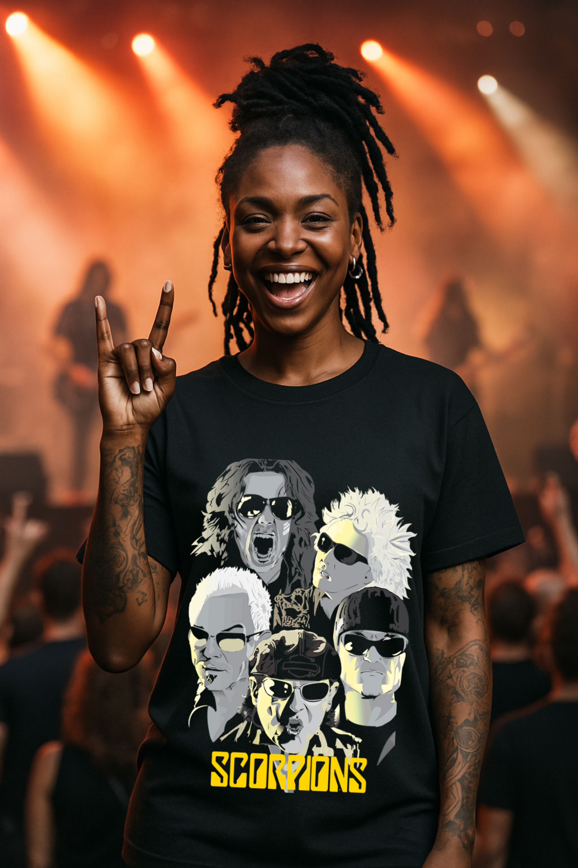 Camiseta Oversized Scorpions 1 EF