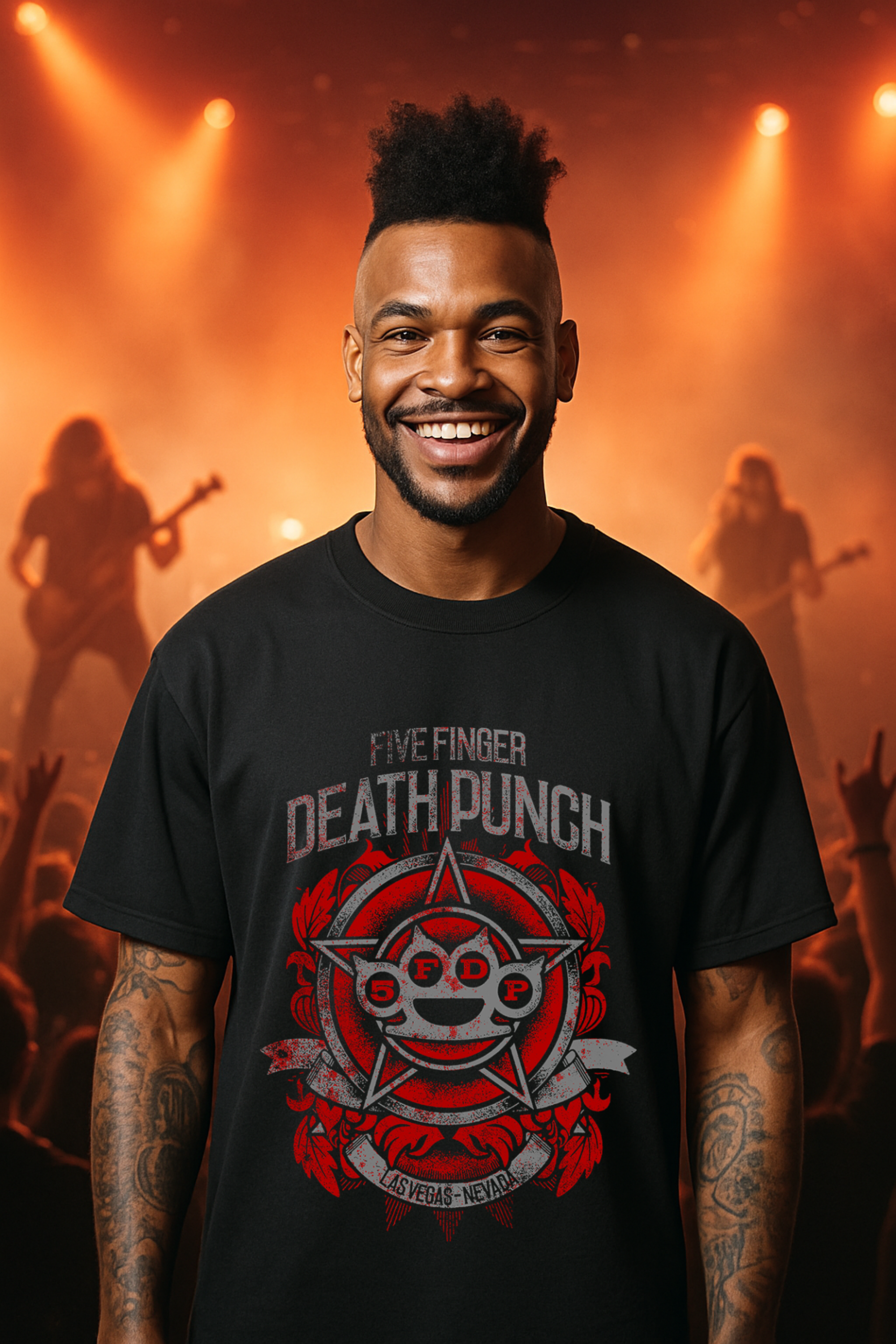 Camiseta Oversized Five Finger Death Punch 2