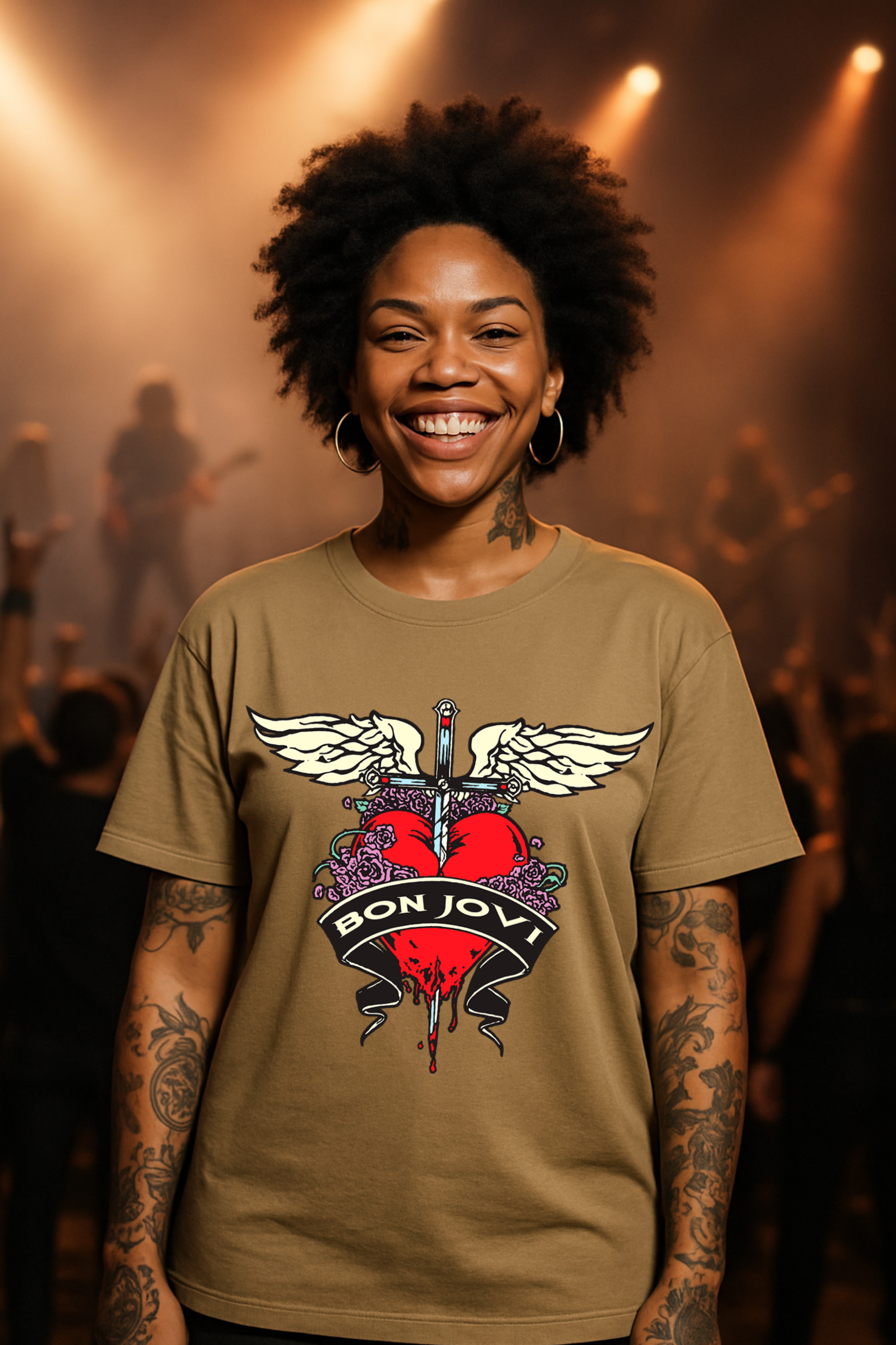 Camiseta Oversized Bon Jovi 1 EF