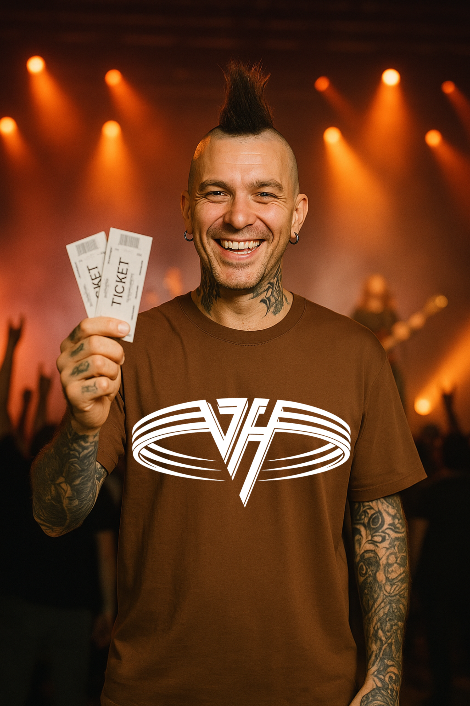 Camiseta Oversized Van Halen 1 EF